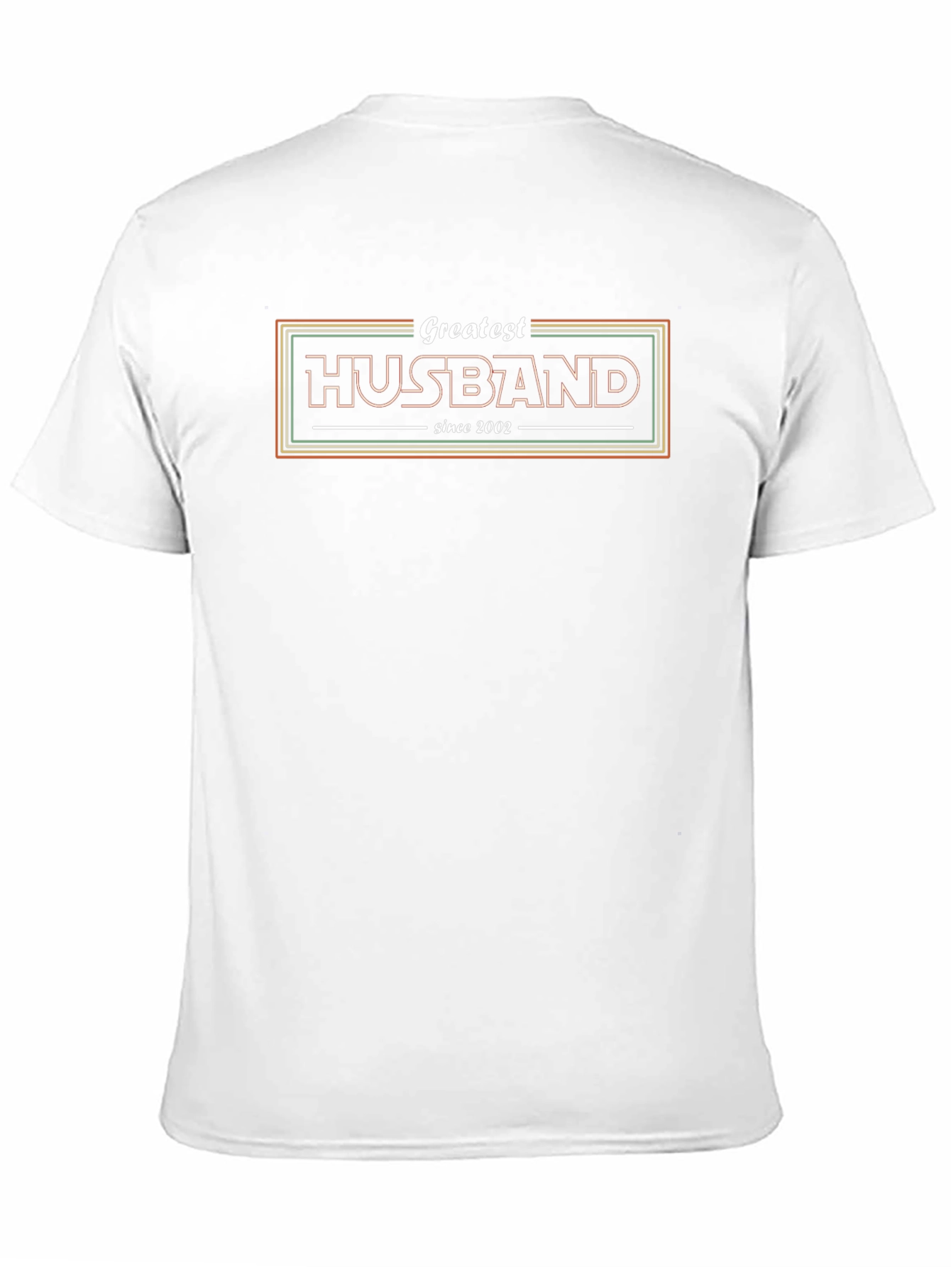 Greatest Husband Since 2002 Black Graphic T-Shirt