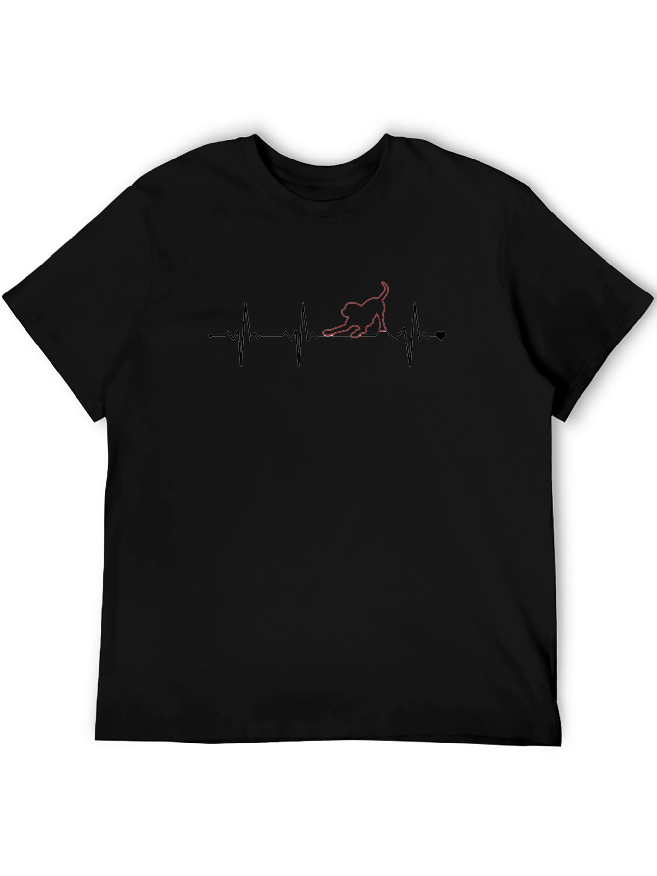 Cat Heartbeat Graphic Tee