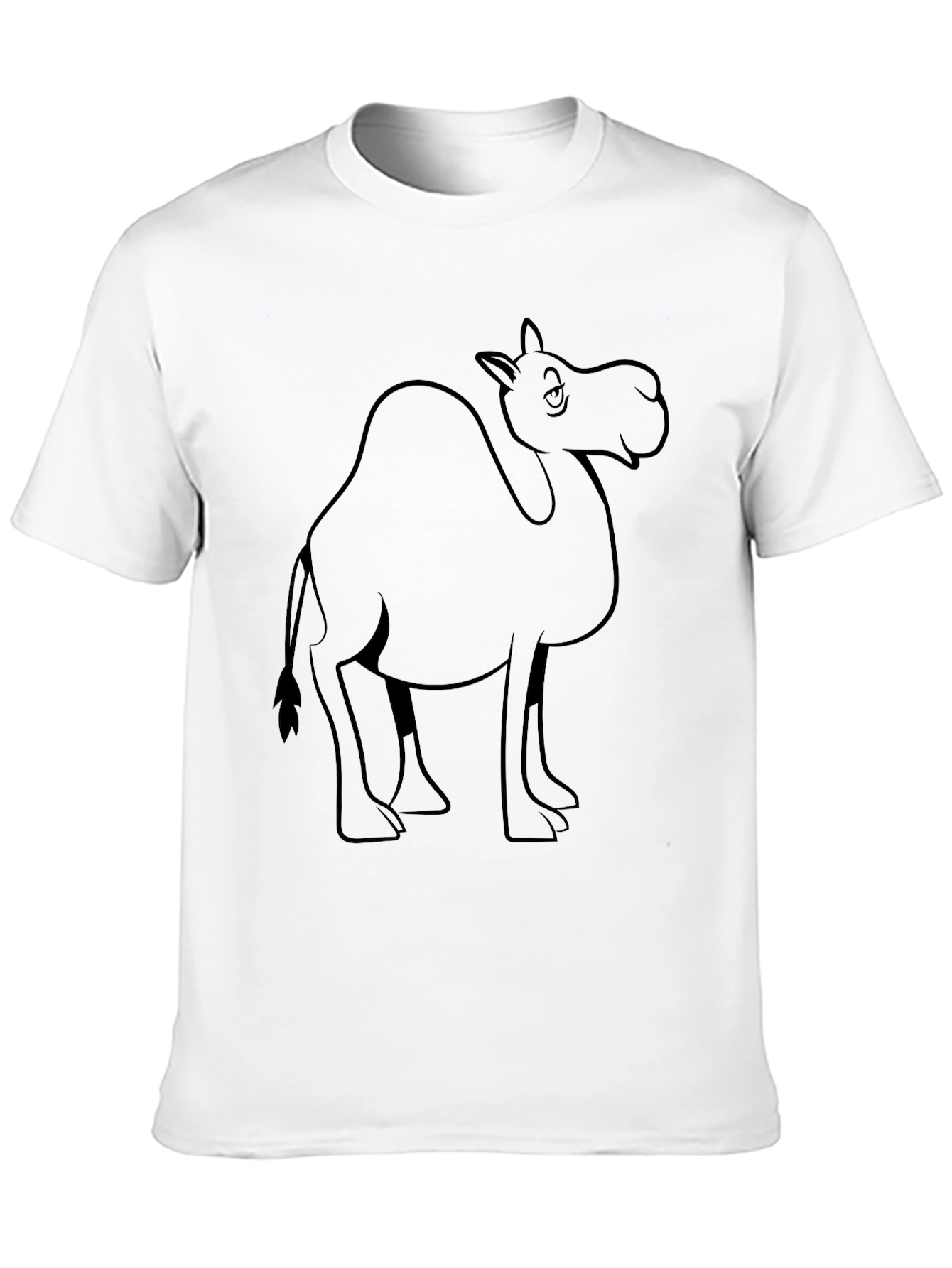 Camel Graphic Tee - Unisex Black T-Shirt