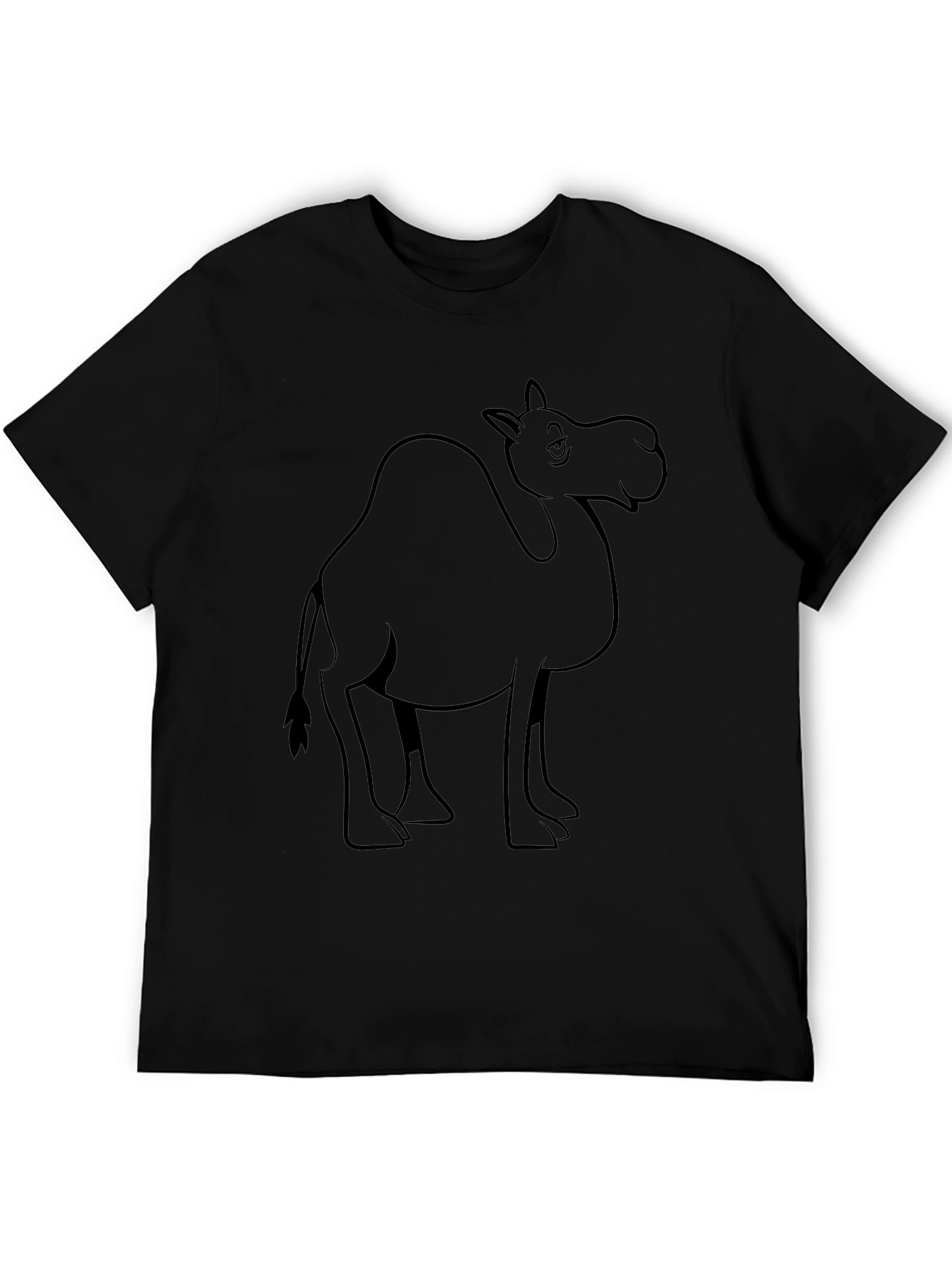 Camel Graphic Tee - Unisex Black T-Shirt