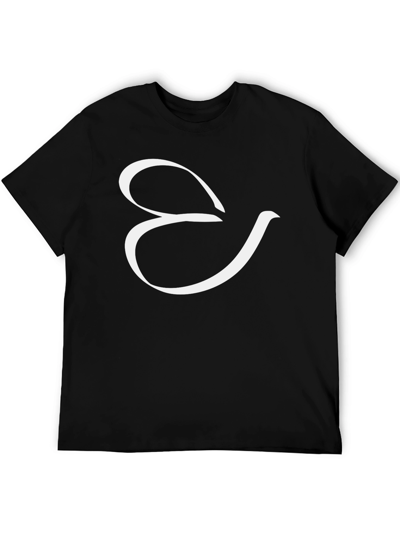 Elegant Ampersand T-Shirt - Stylish Black Tee