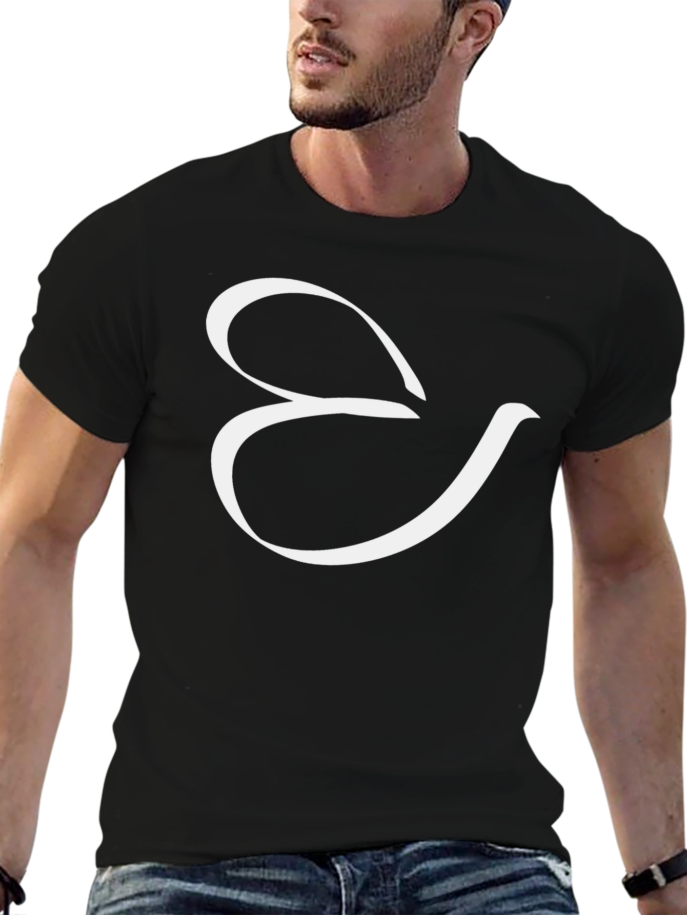 Elegant Ampersand T-Shirt - Stylish Black Tee