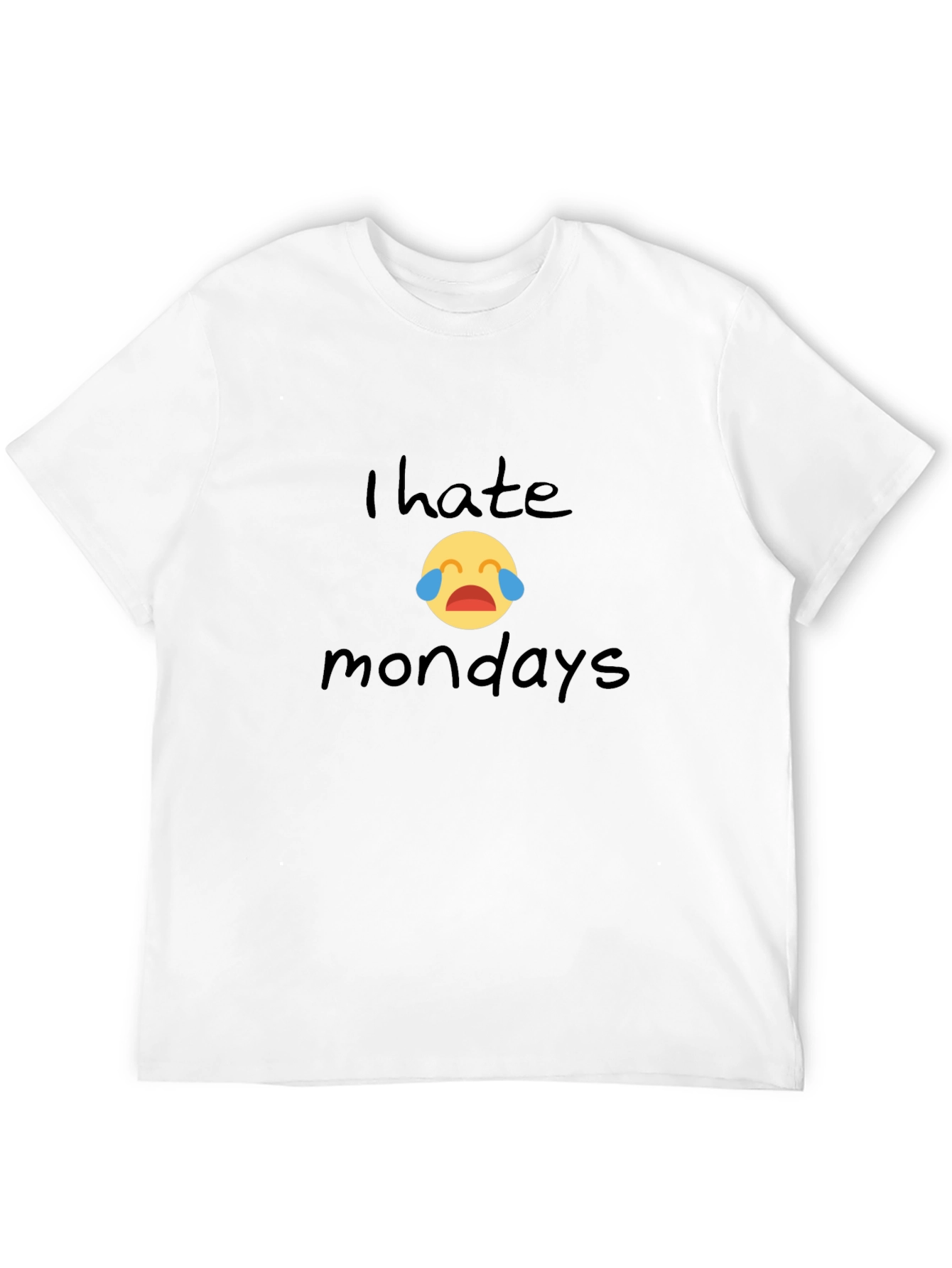 I Hate Mondays Graphic Tee - Unisex Black T-Shirt