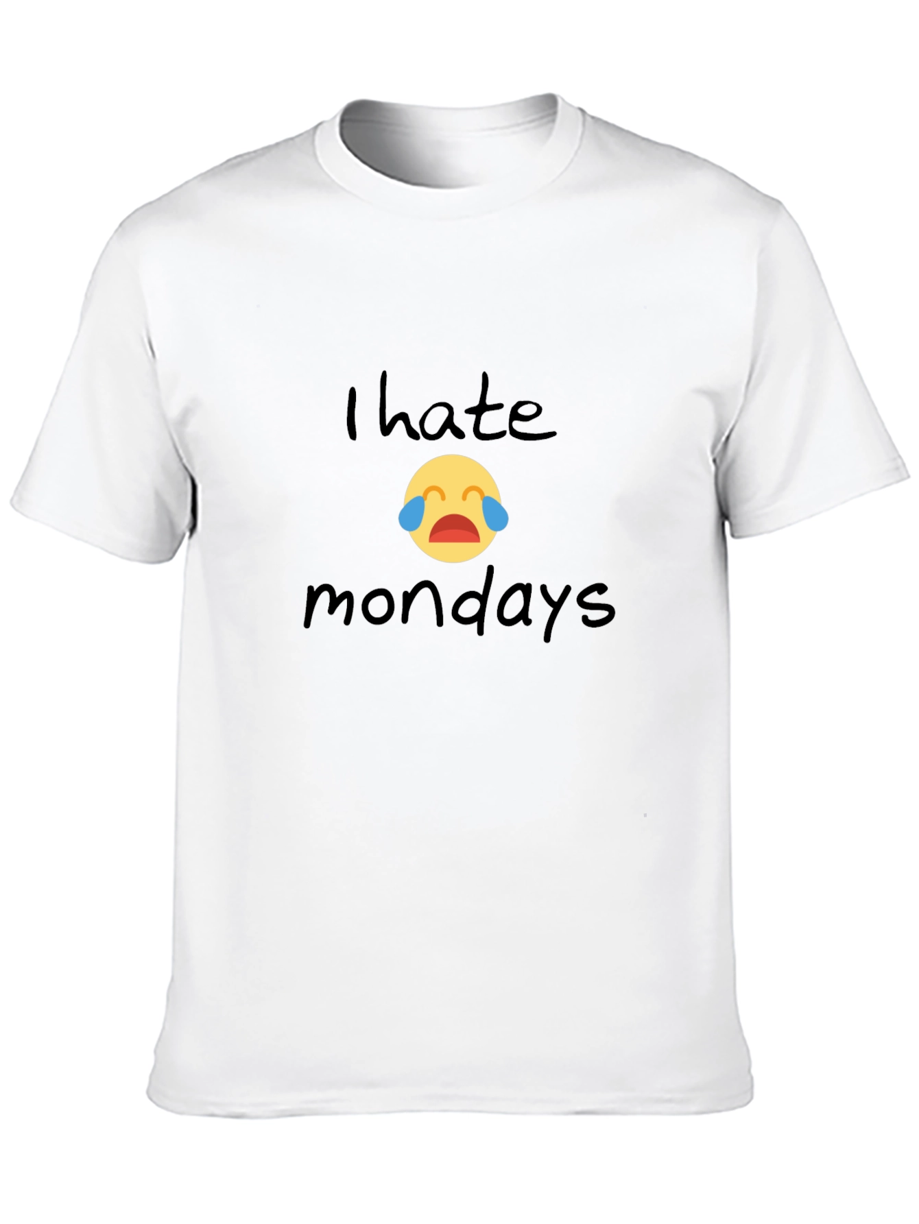 I Hate Mondays Graphic Tee - Unisex Black T-Shirt