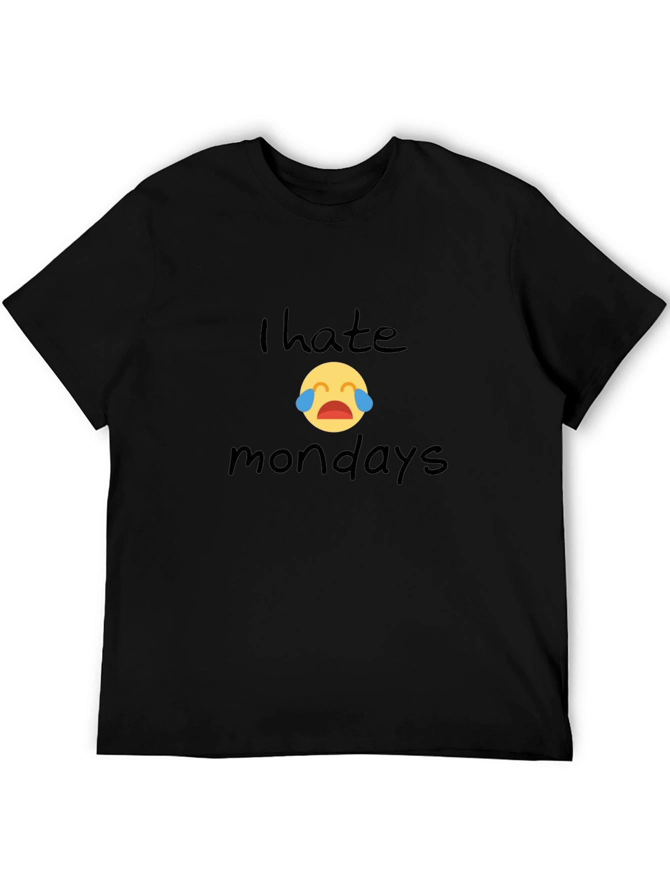 I Hate Mondays Graphic Tee - Unisex Black T-Shirt