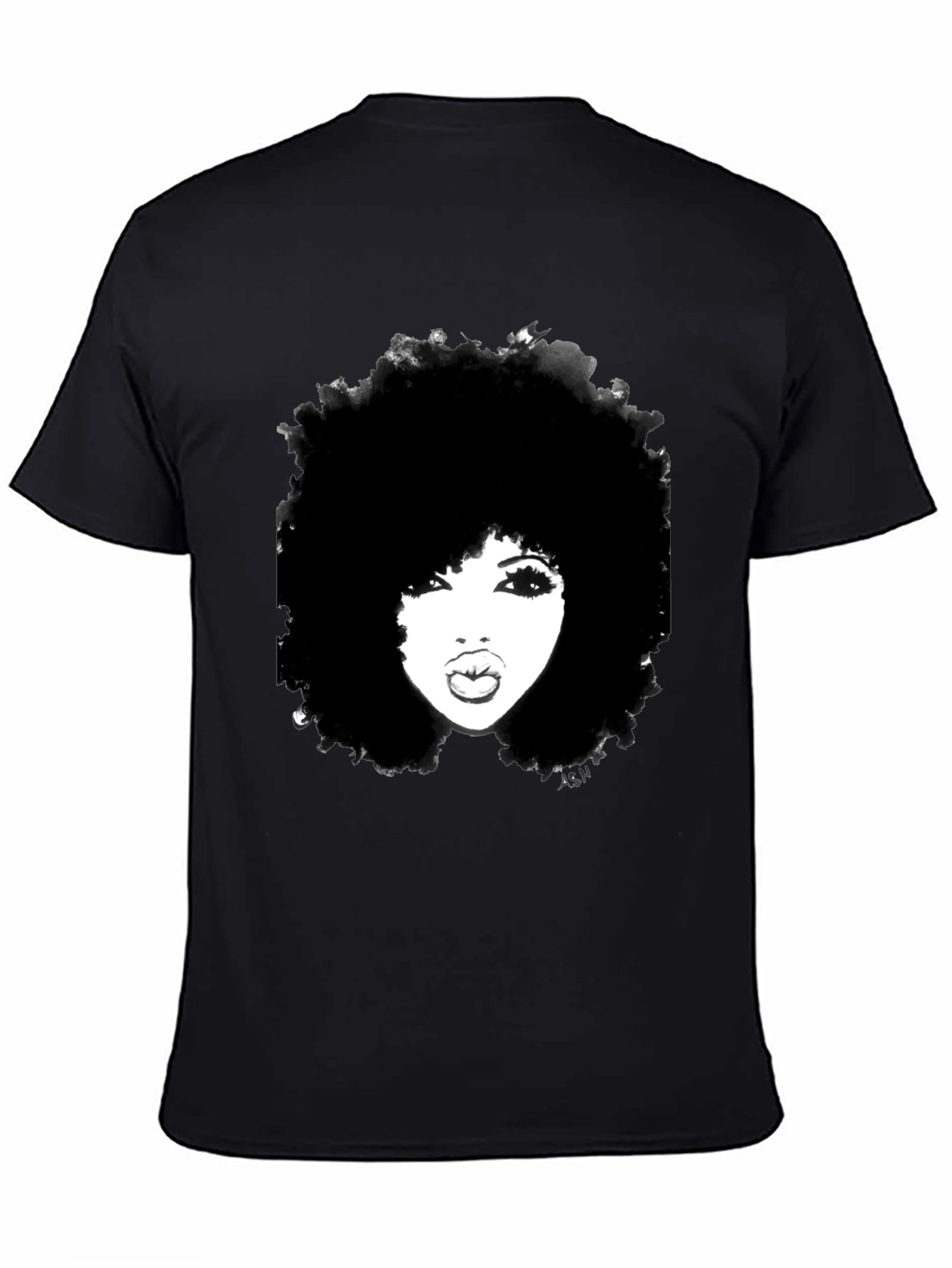 Afro Woman Graphic Tee - Bold & Stylish