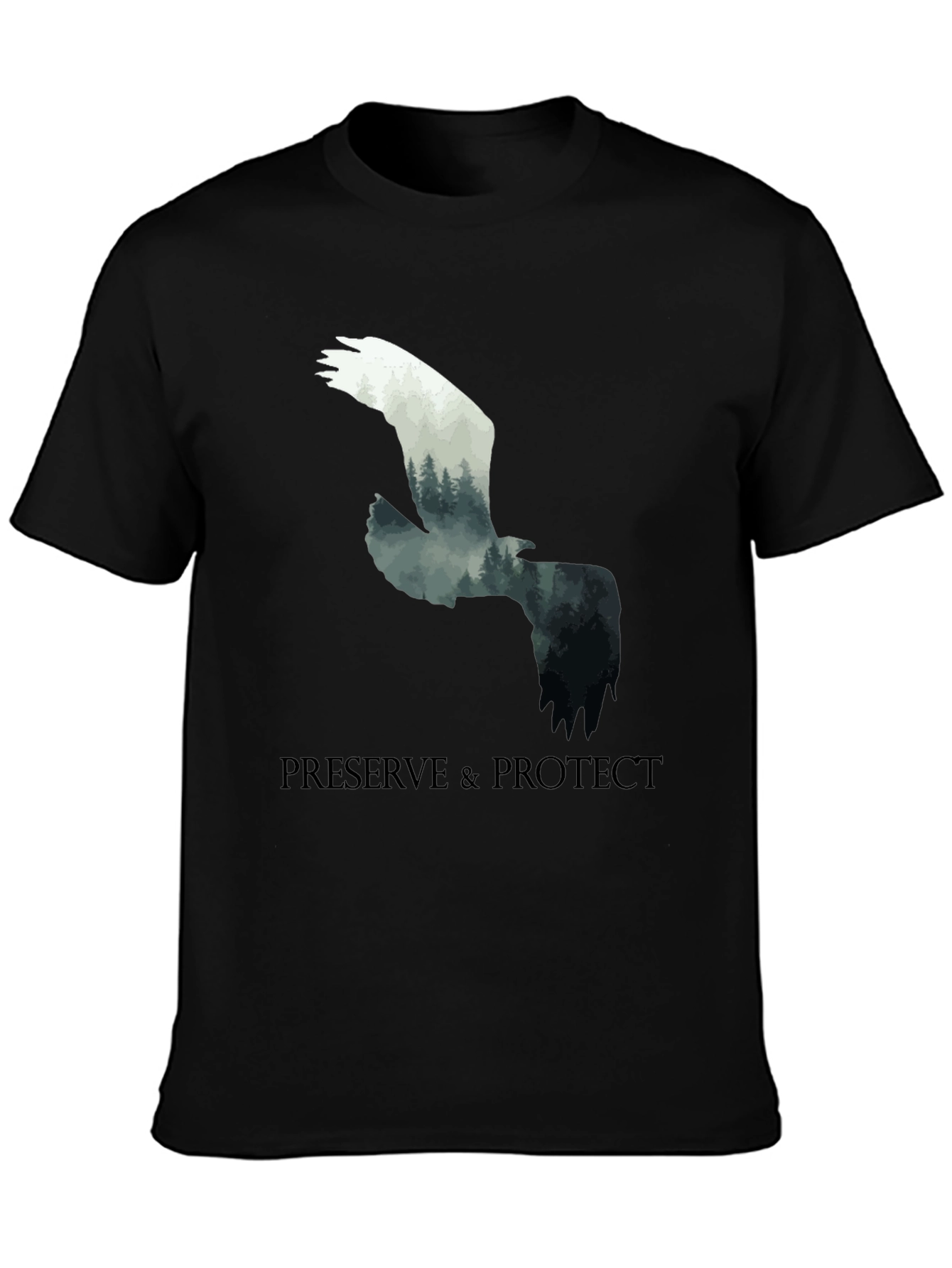 Preserve & Protect Nature Eagle Graphic Tee