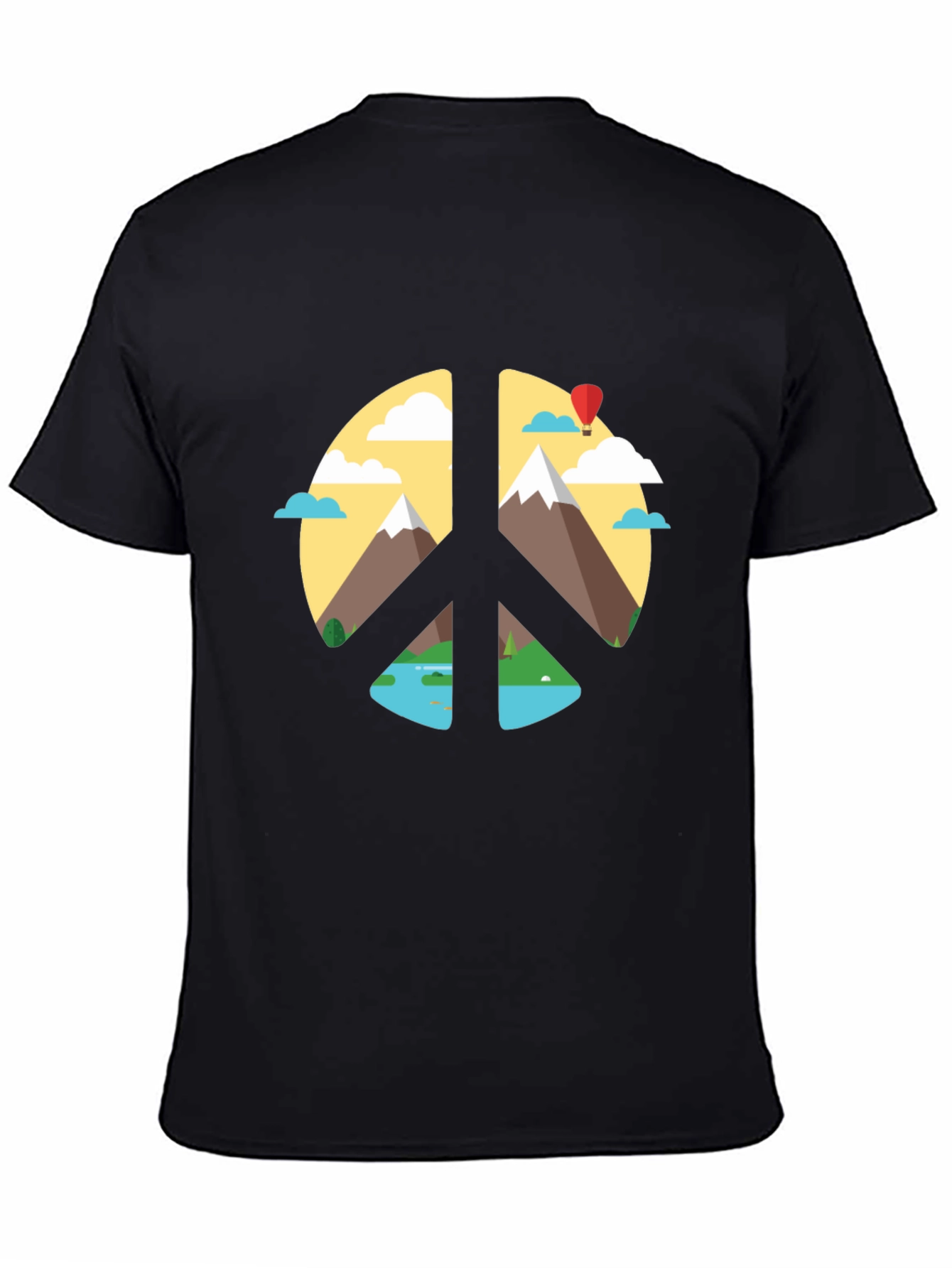 Peace Sign Nature Graphic T-Shirt