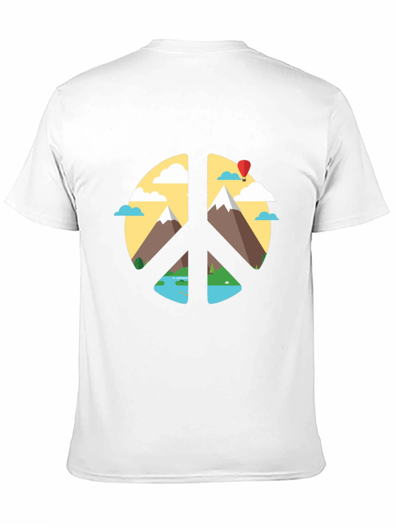 Peace Sign Nature Graphic T-Shirt
