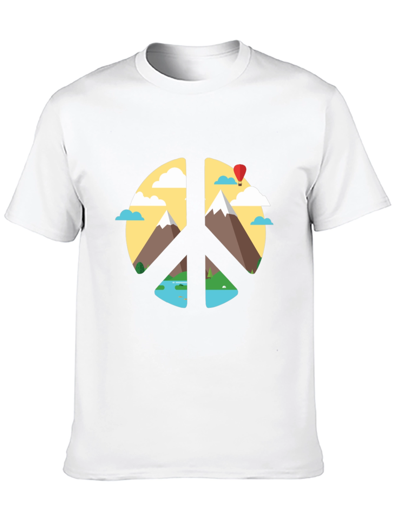 Peace Sign Nature Graphic T-Shirt
