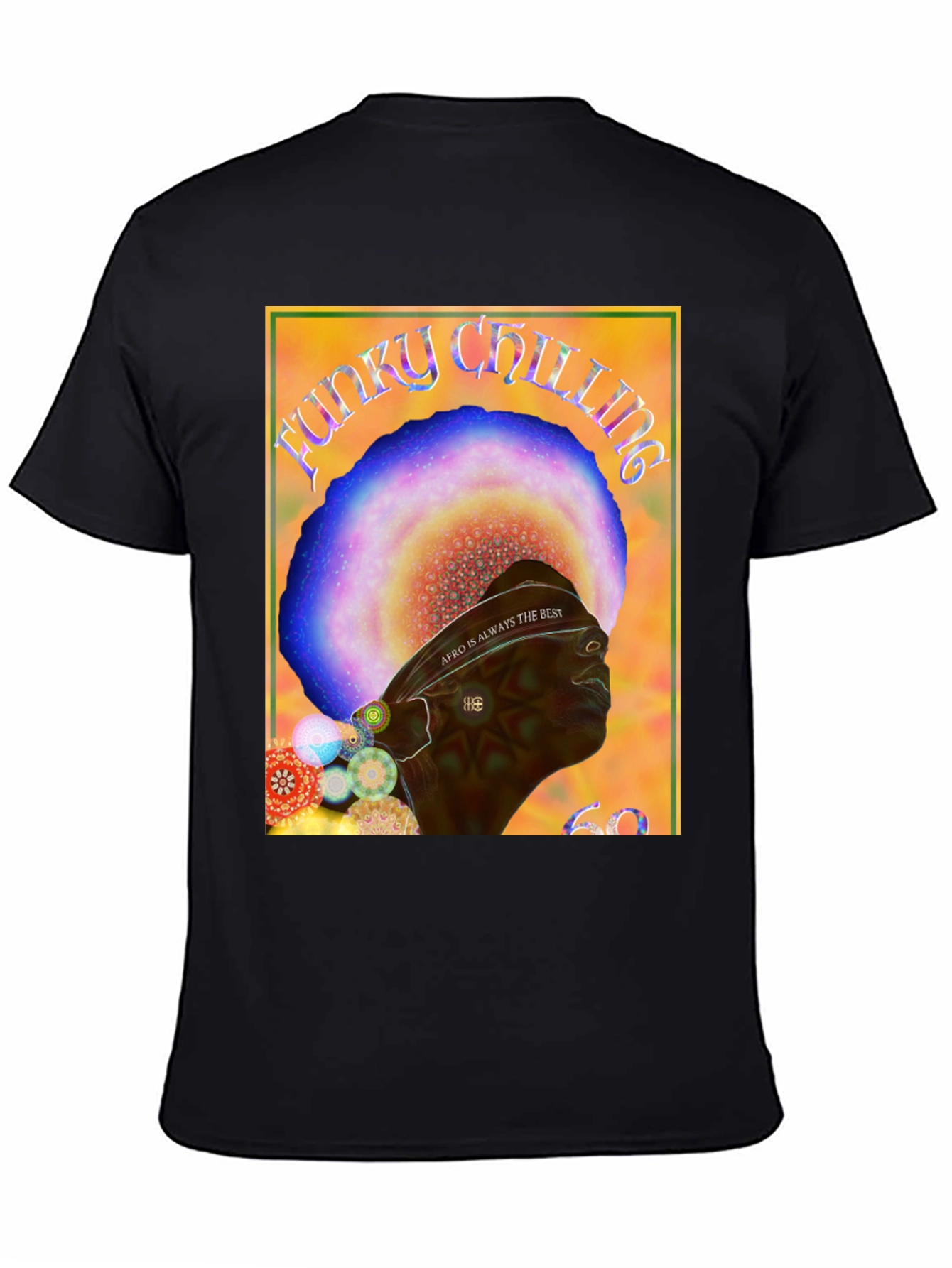 Funky Chilling Afro T-Shirt