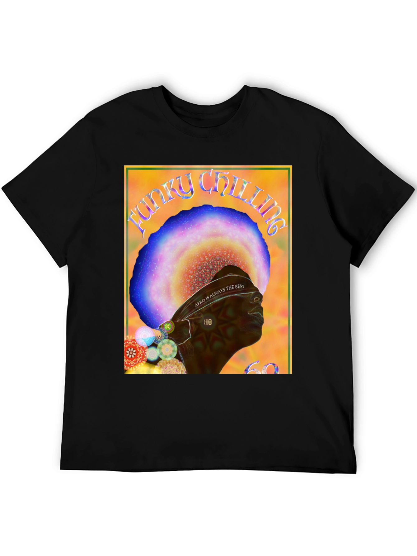 Funky Chilling Afro T-Shirt