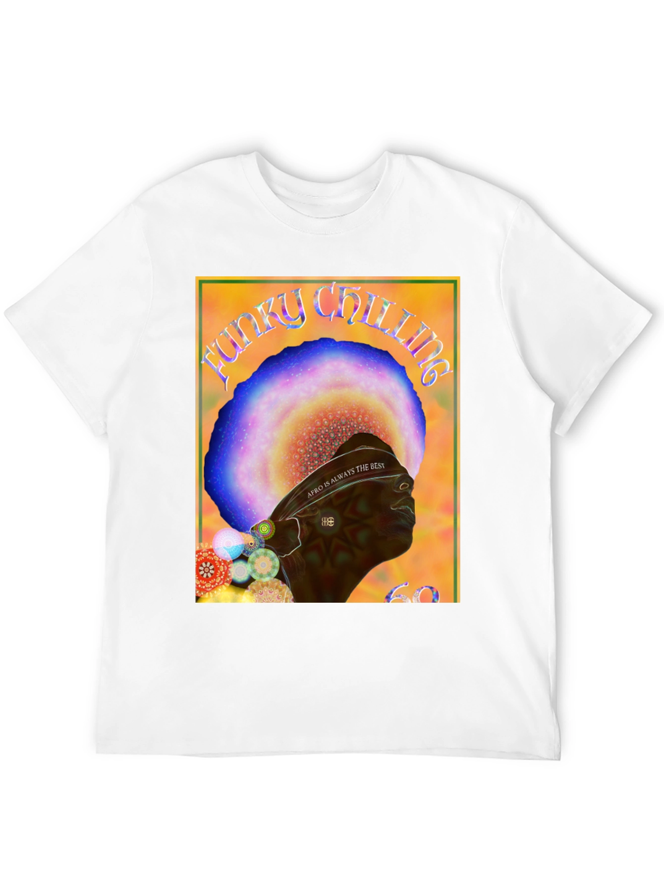 Funky Chilling Afro T-Shirt