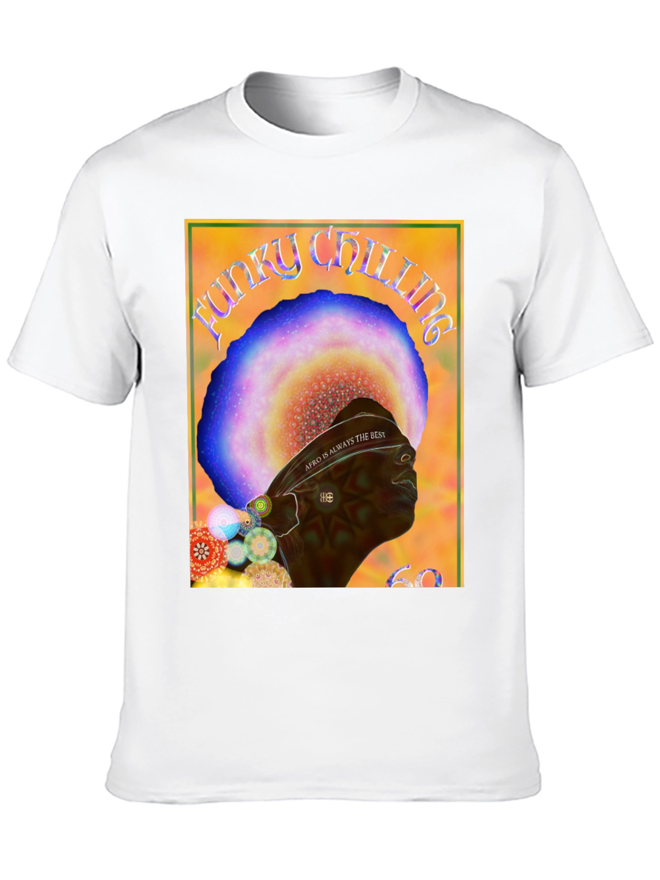 Funky Chilling Afro T-Shirt