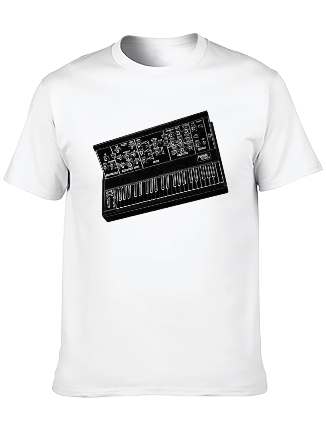 Synthesizer Graphic Tee - Music Lover T-Shirt