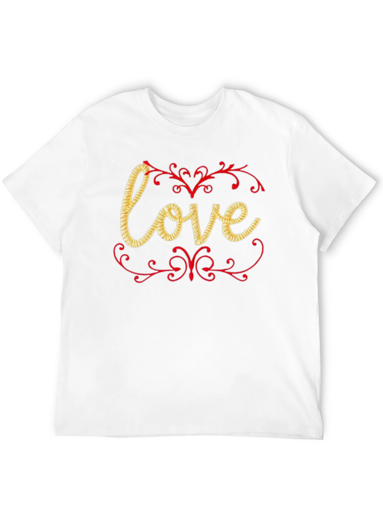 Love Valentines Day Graphic Tee - Black