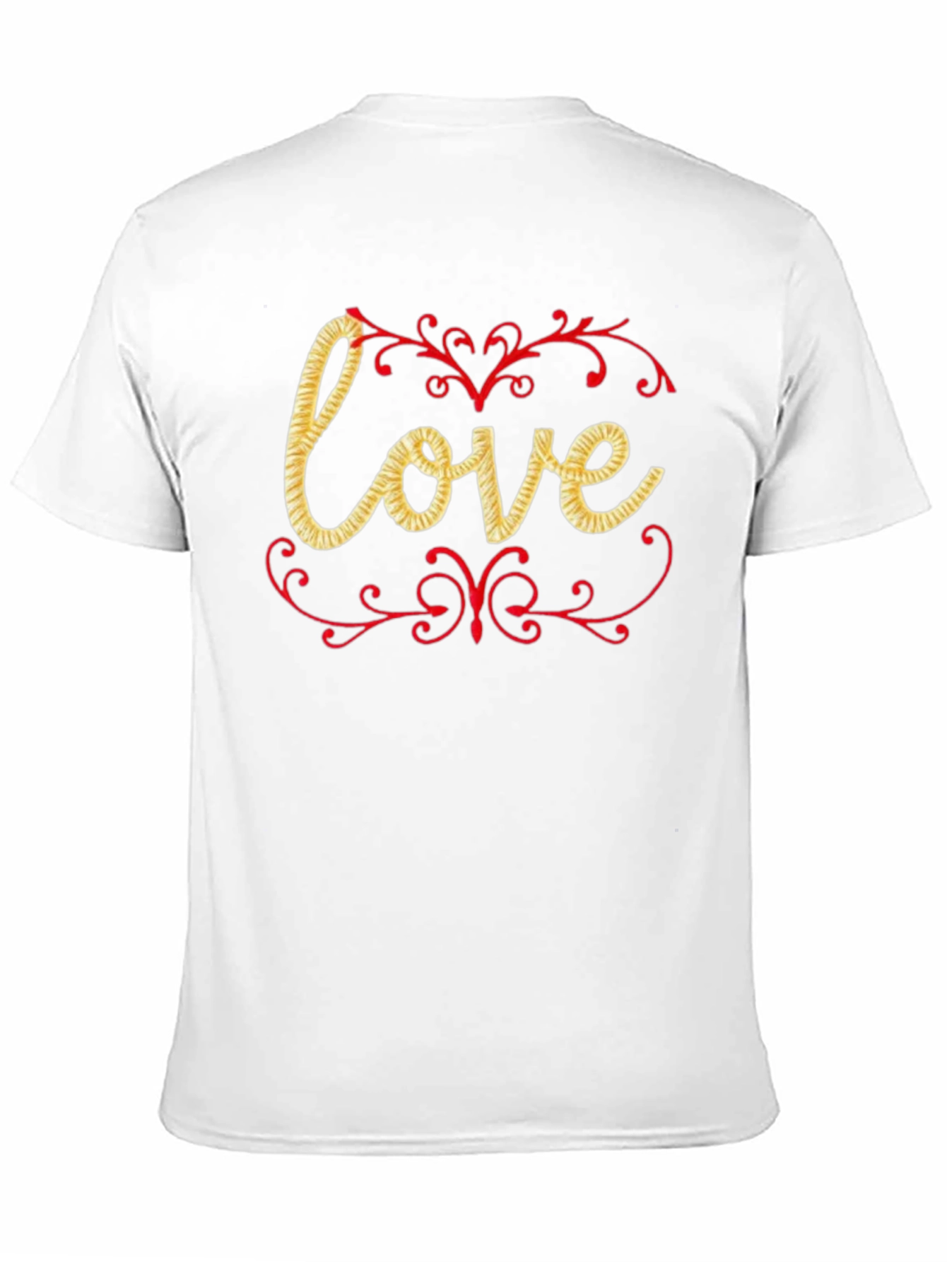 Love Valentines Day Graphic Tee - Black