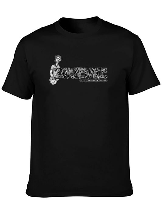 ZombeWare Black Graphic Tee - Unique Zombie Design