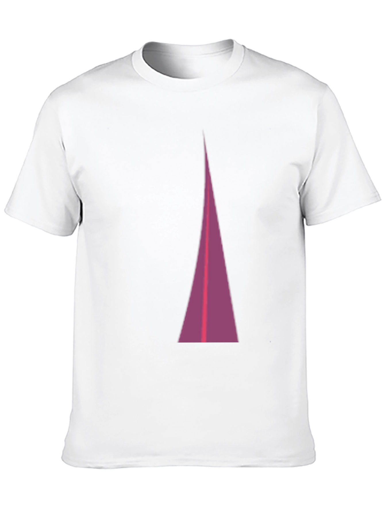 Modern Triangle Graphic Tee - Black