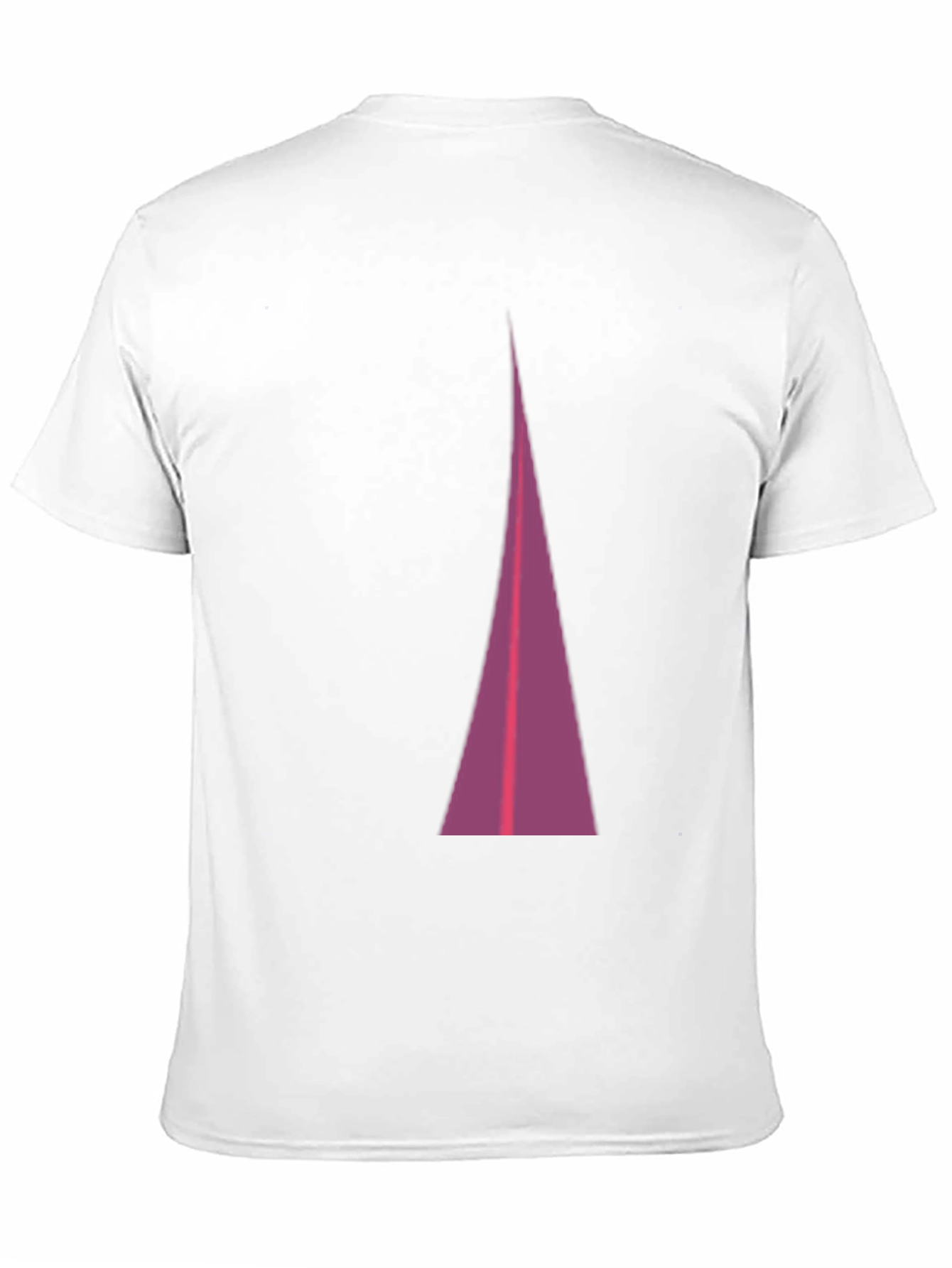 Modern Triangle Graphic Tee - Black