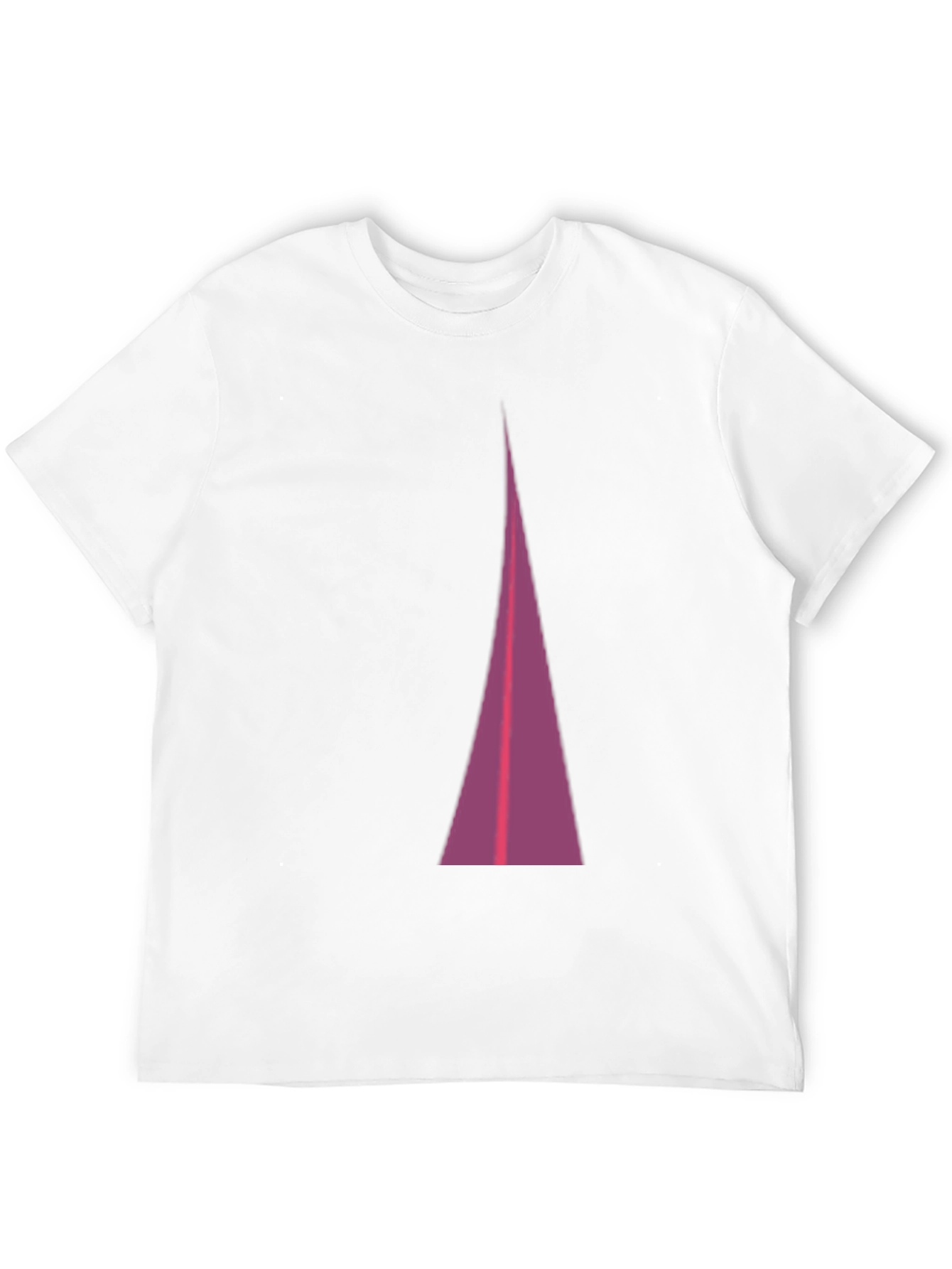 Modern Triangle Graphic Tee - Black