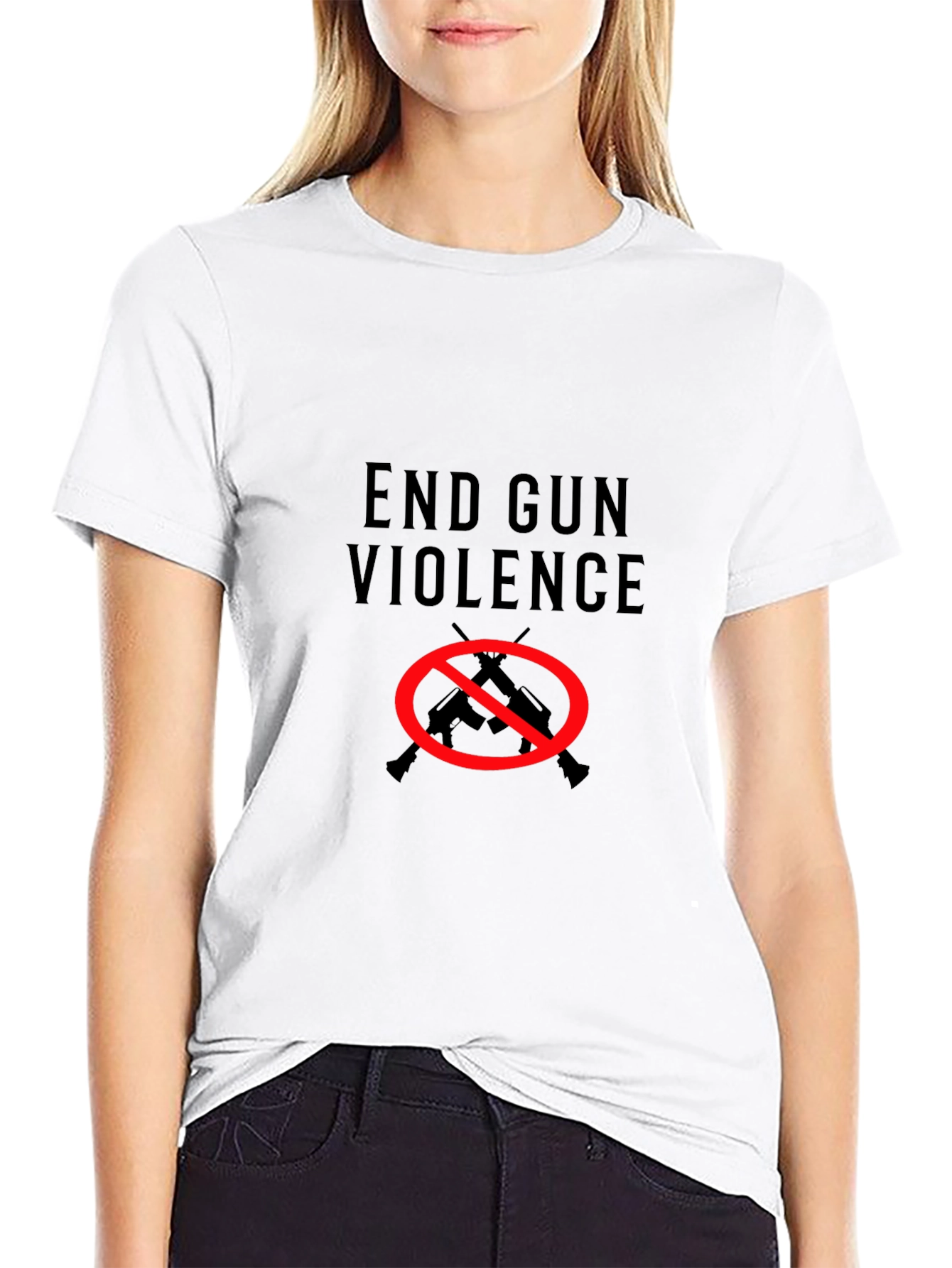 End Gun Violence Graphic Tee - Black