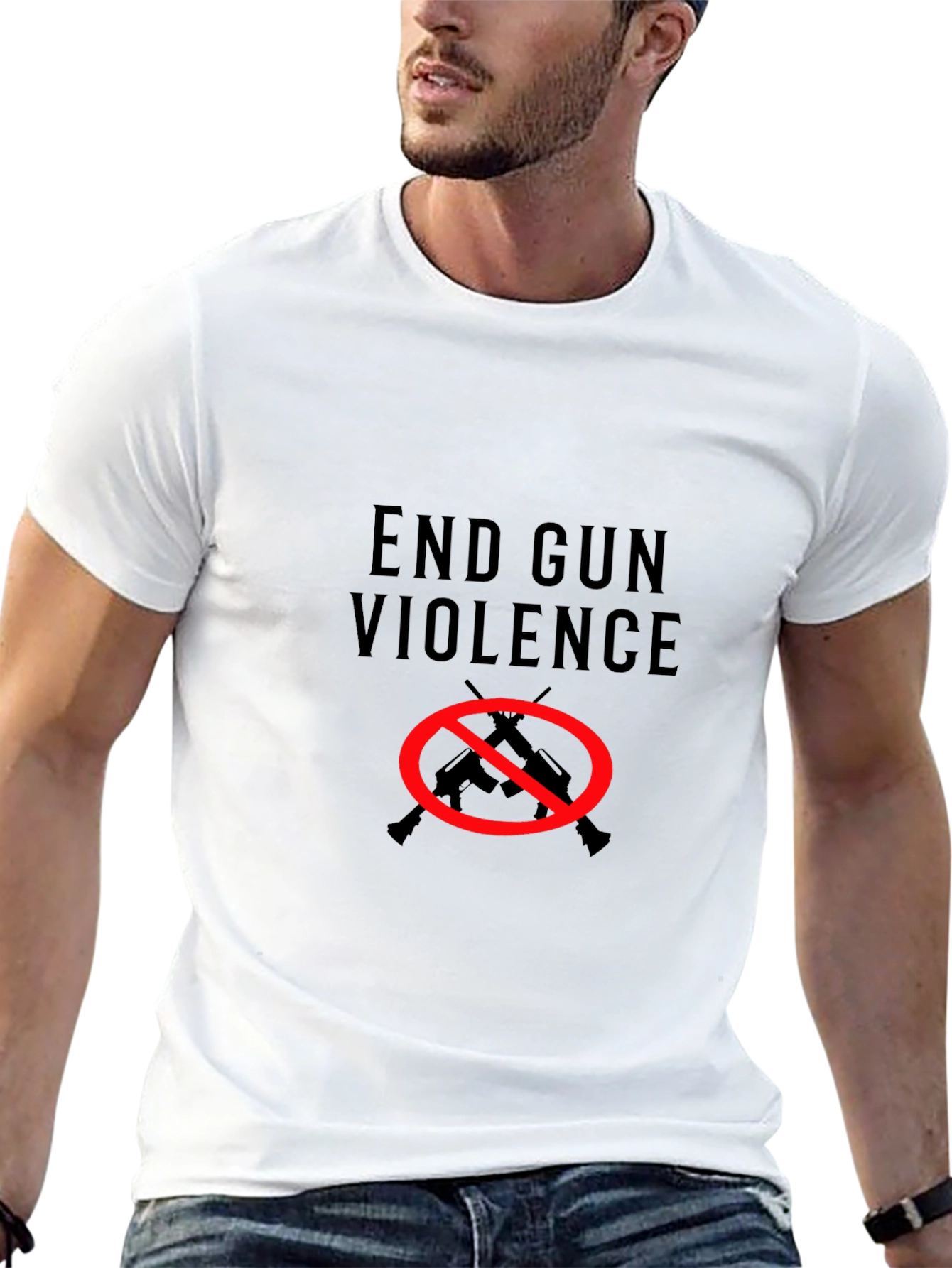 End Gun Violence Graphic Tee - Black