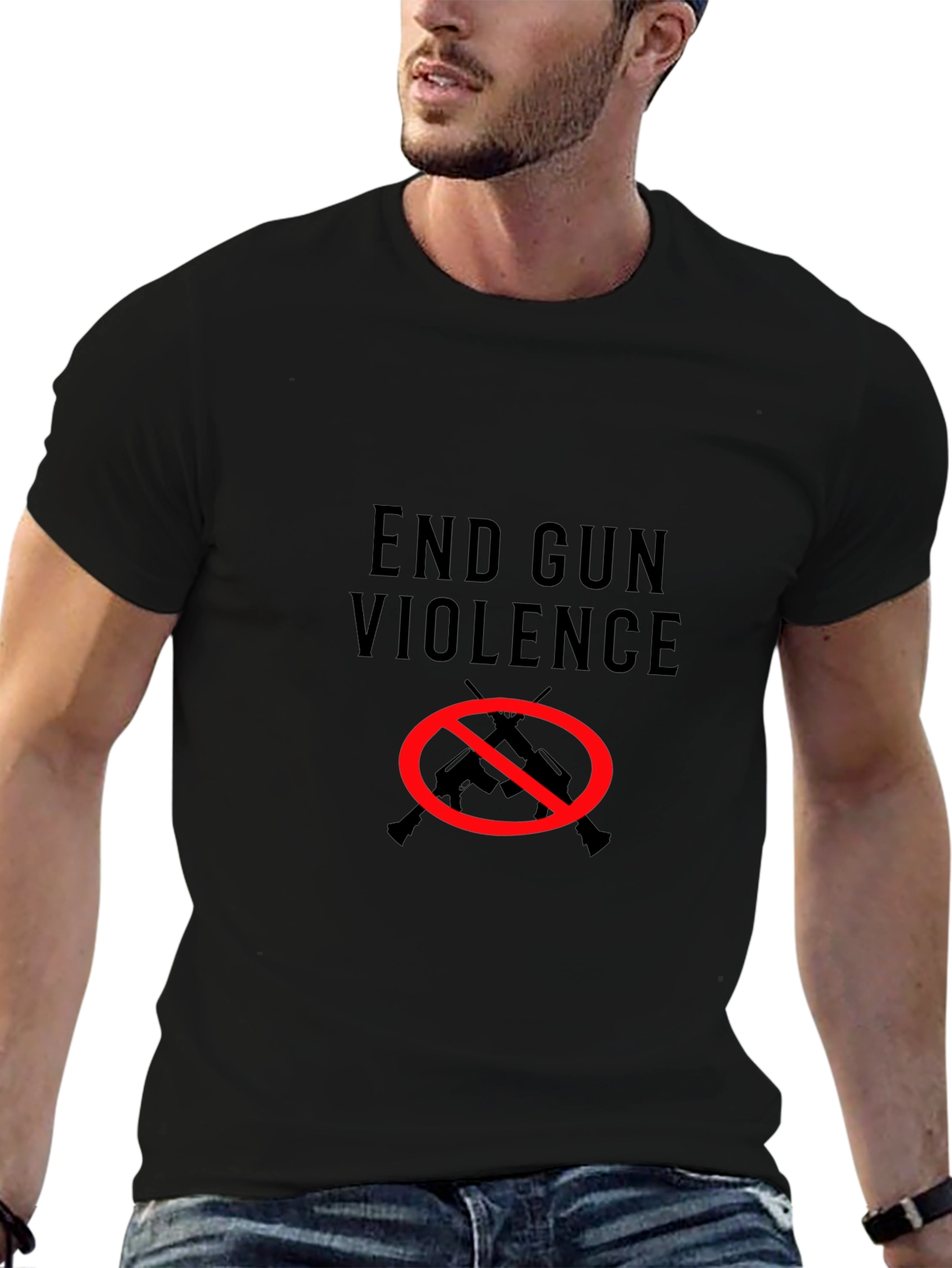 End Gun Violence Graphic Tee - Black
