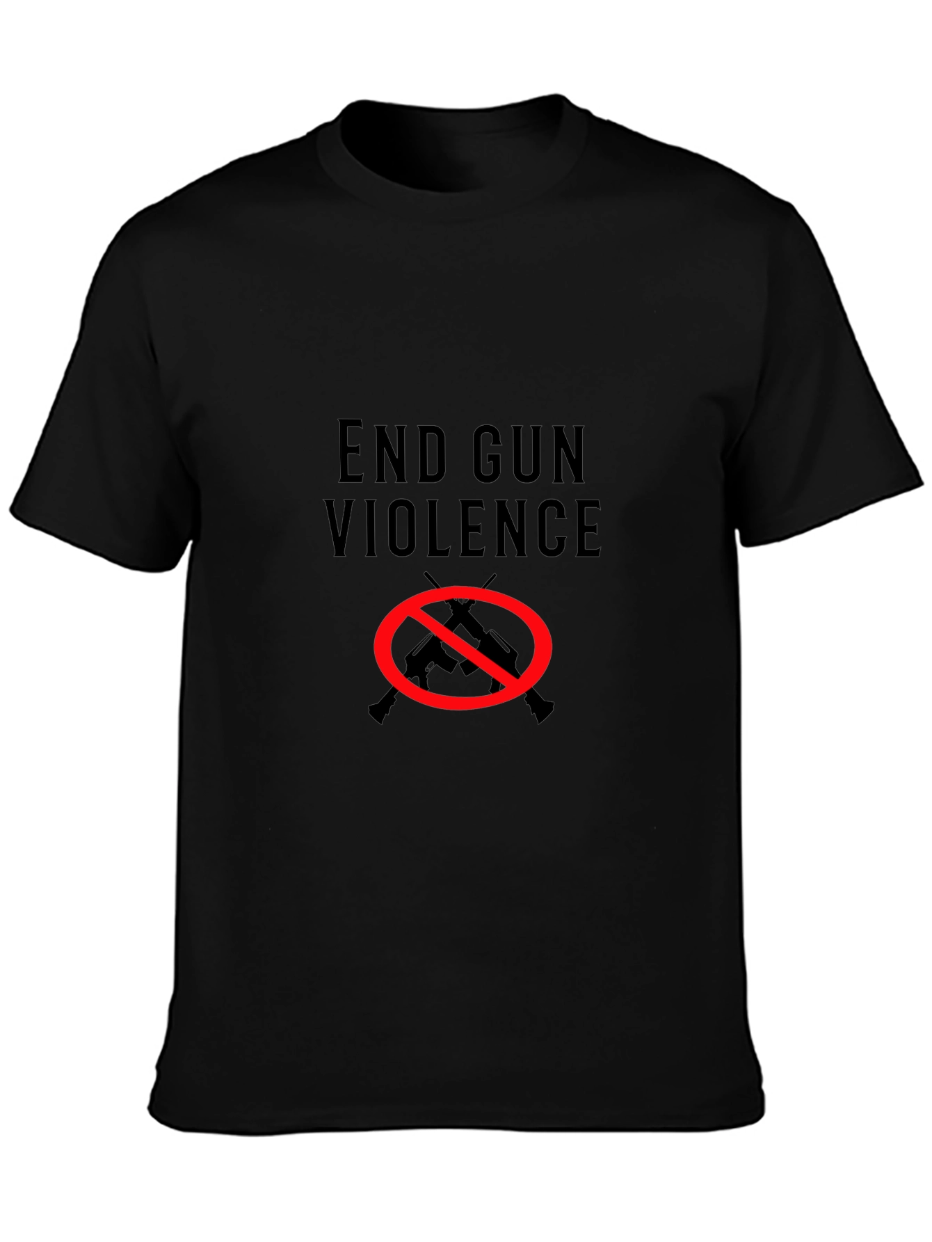 End Gun Violence Graphic Tee - Black