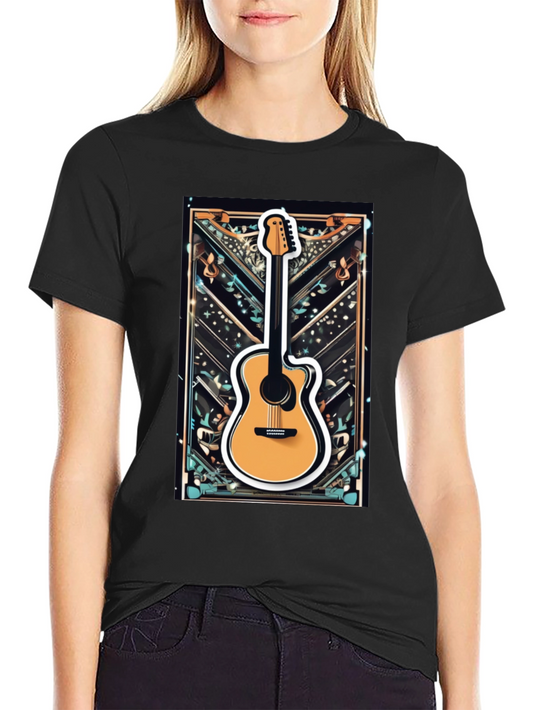 Guitar Graphic Tee - Music Lovers T-Shirt