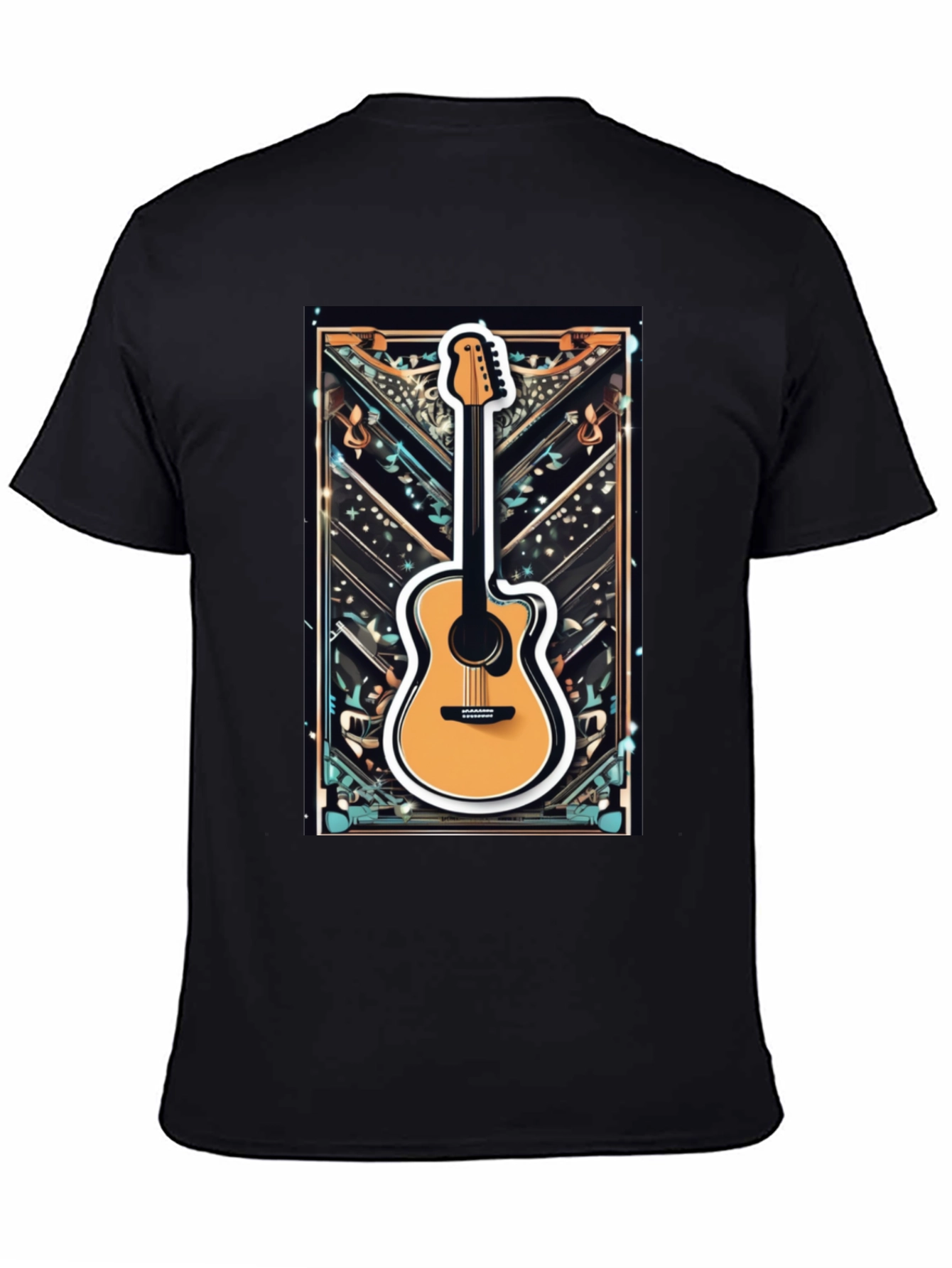 Guitar Graphic Tee - Music Lovers T-Shirt