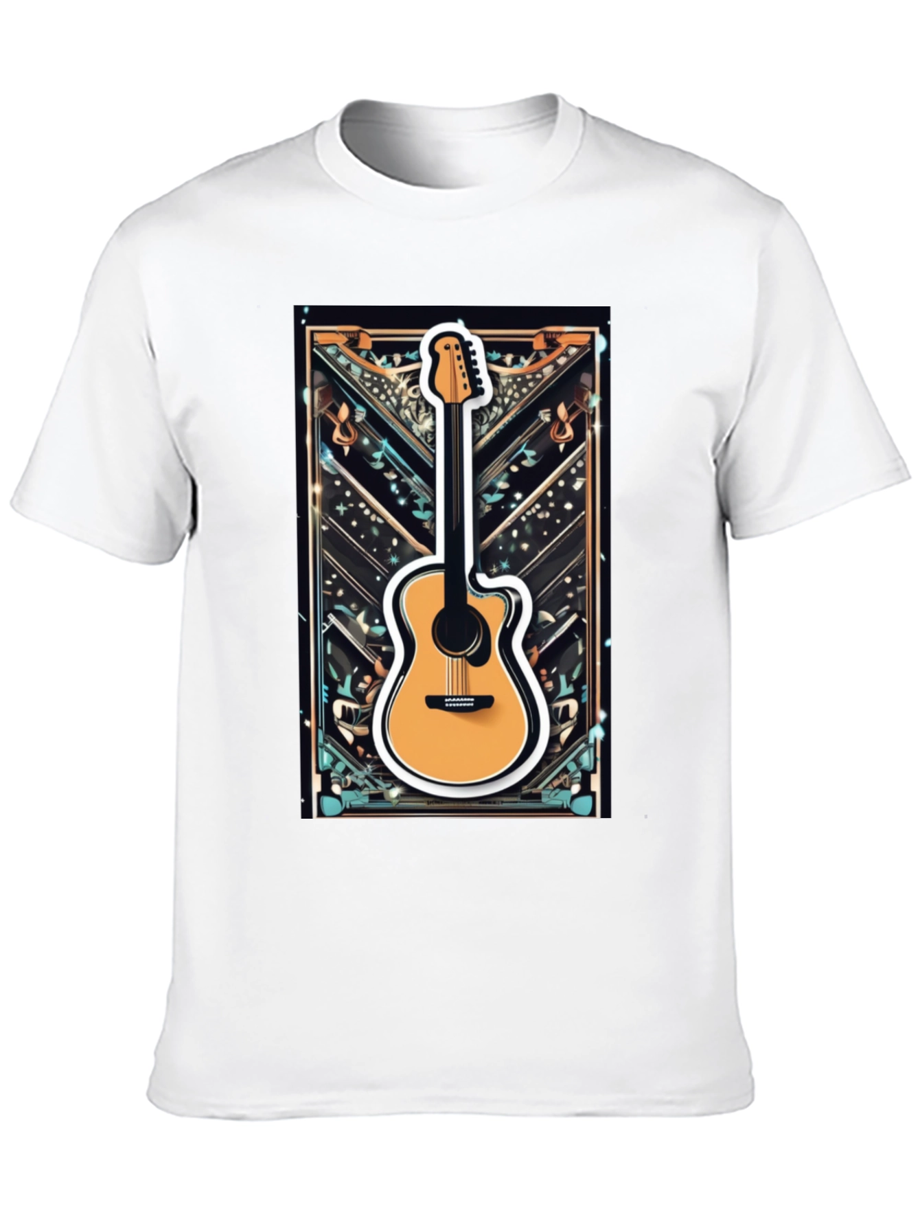 Guitar Graphic Tee - Music Lovers T-Shirt