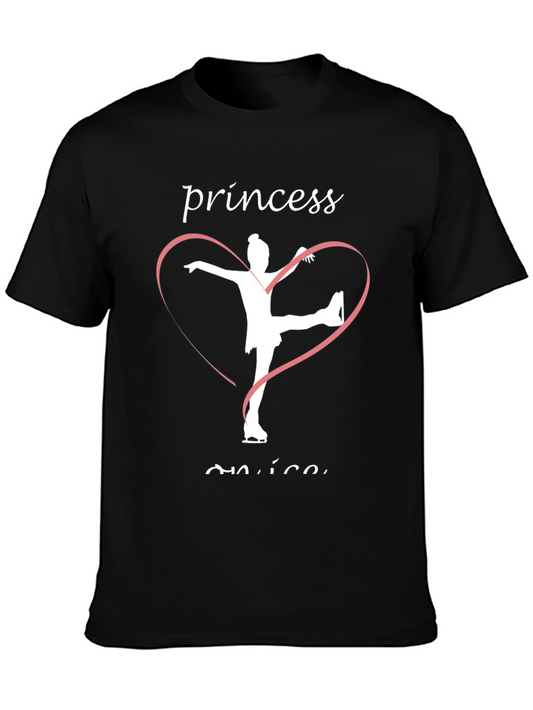 Princess Ice Skater Graphic T-Shirt