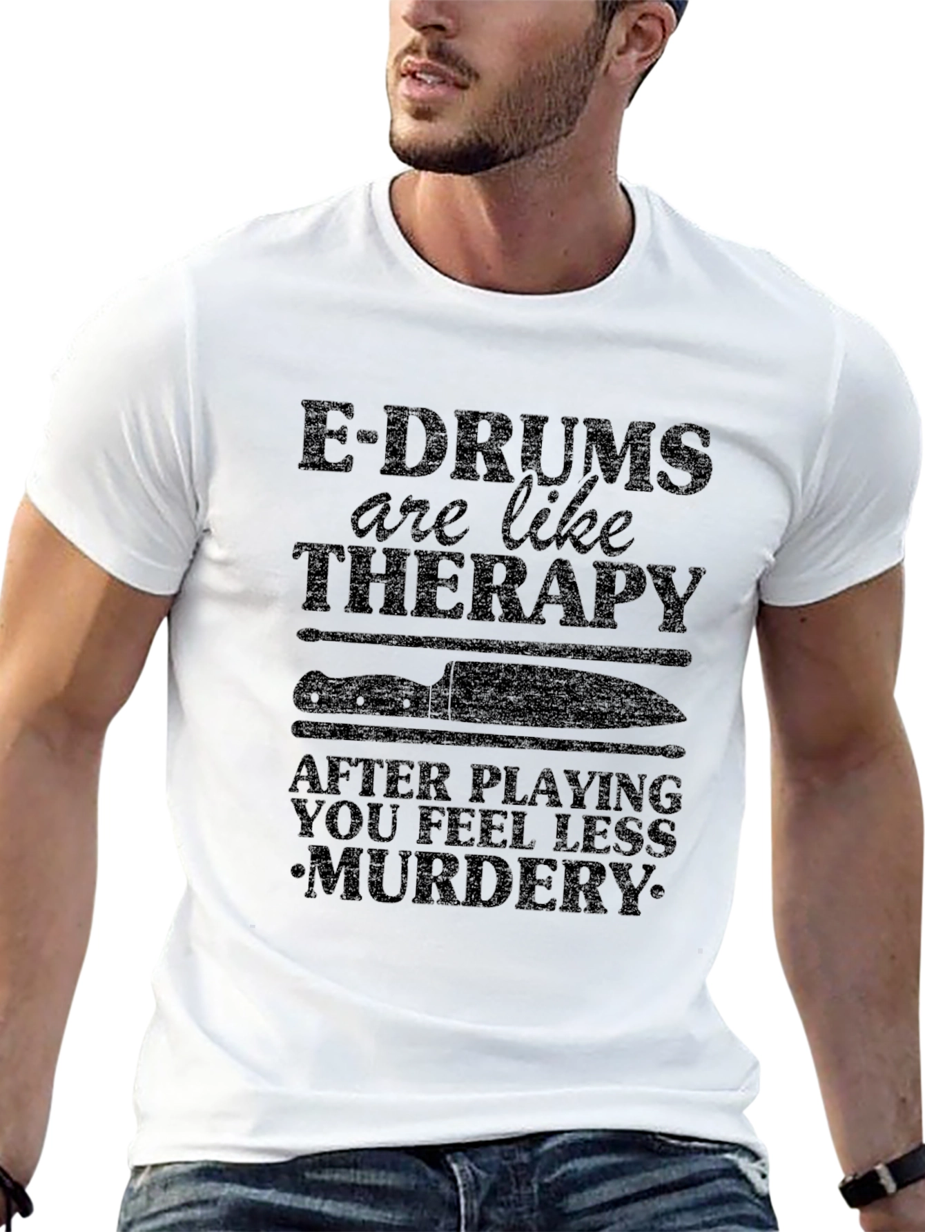 E-Drums are Like Therapy T-Shirt