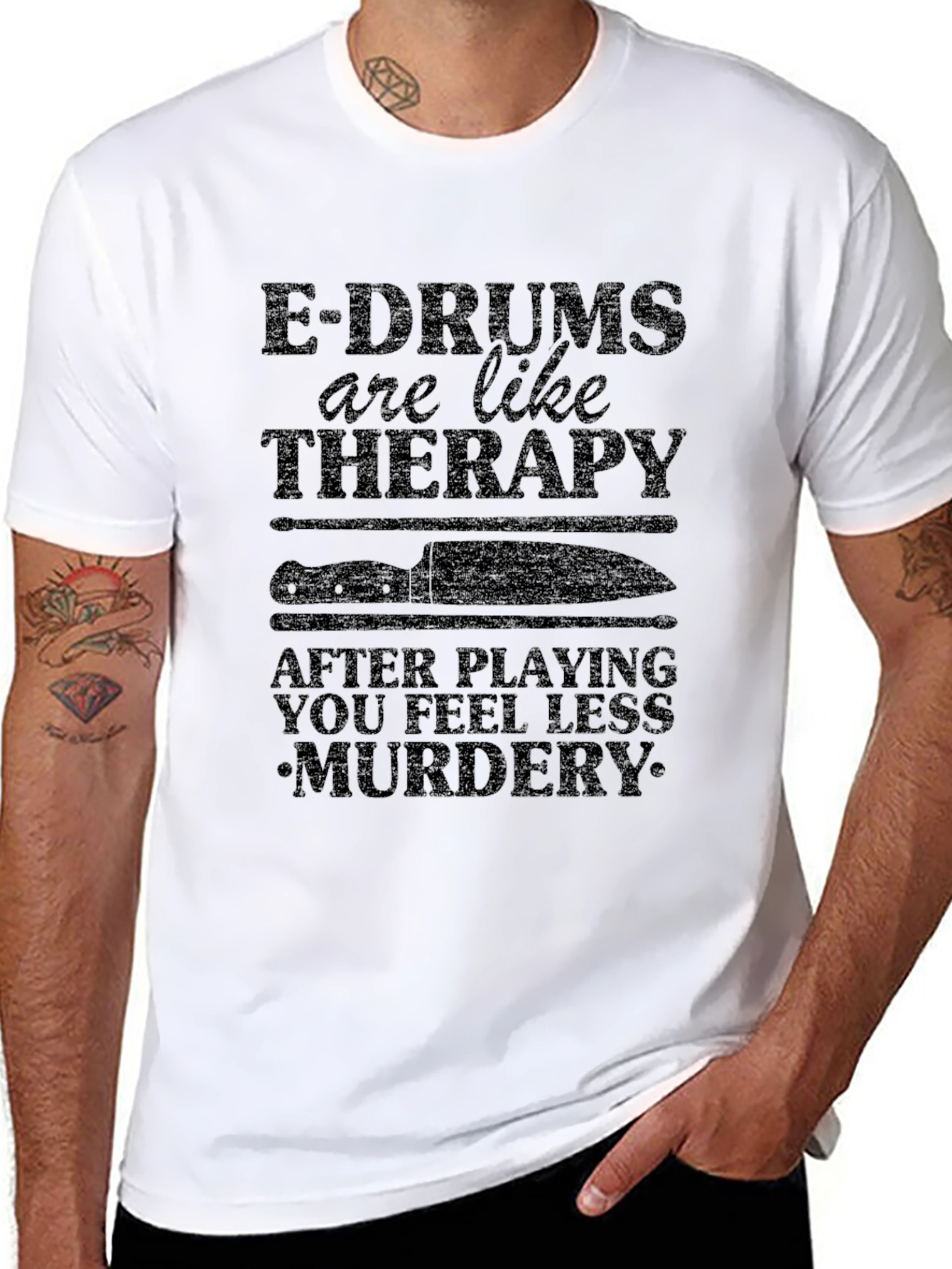 E-Drums are Like Therapy T-Shirt