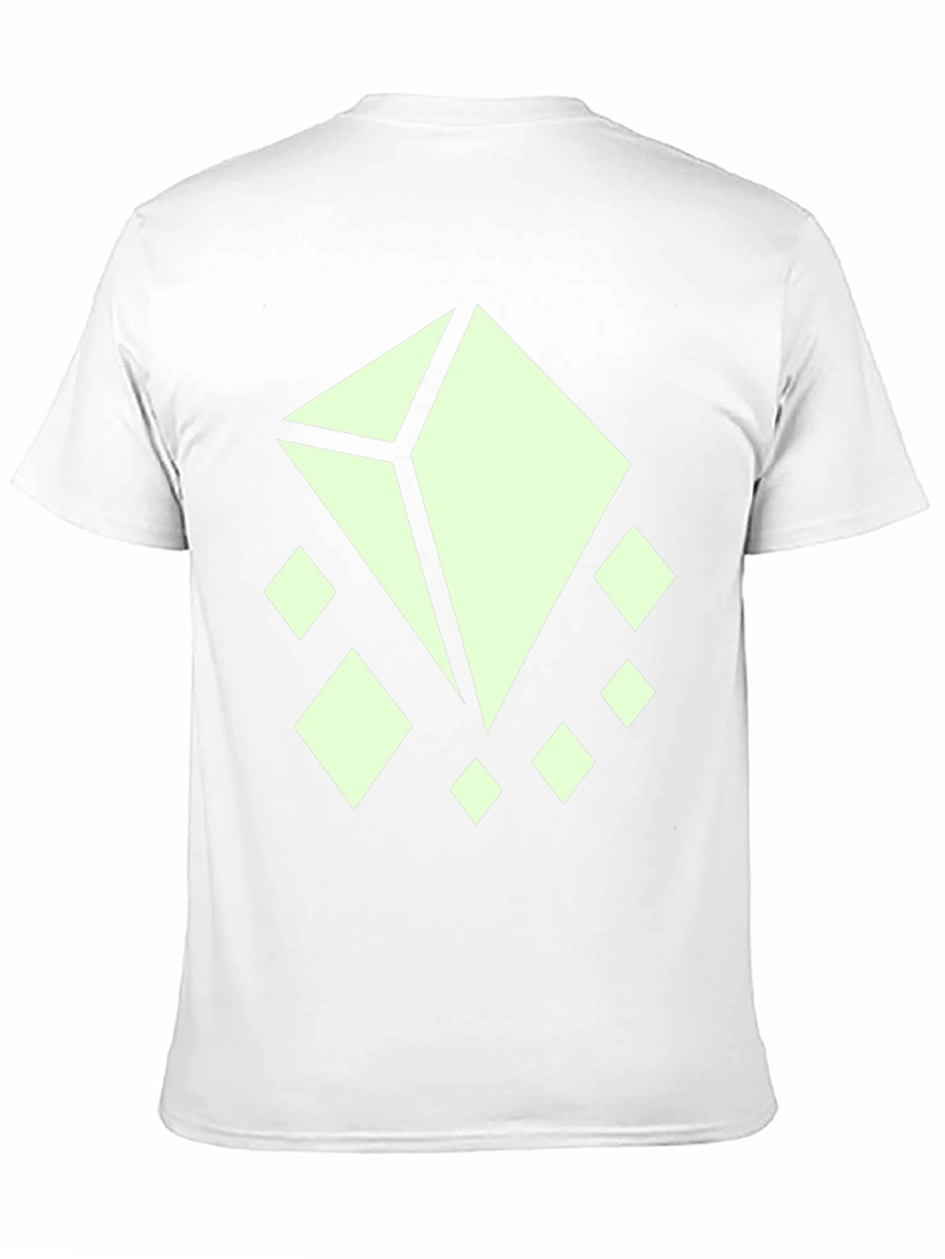 Abstract Diamond Graphic Tee - Stylish Black T-Shirt