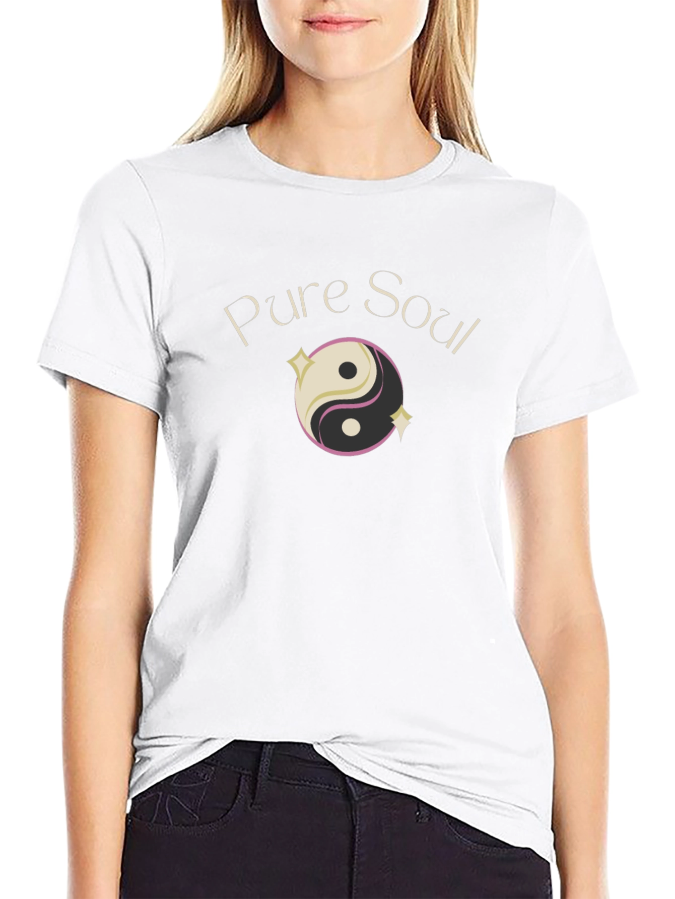 Pure Soul Yin Yang Graphic Tee