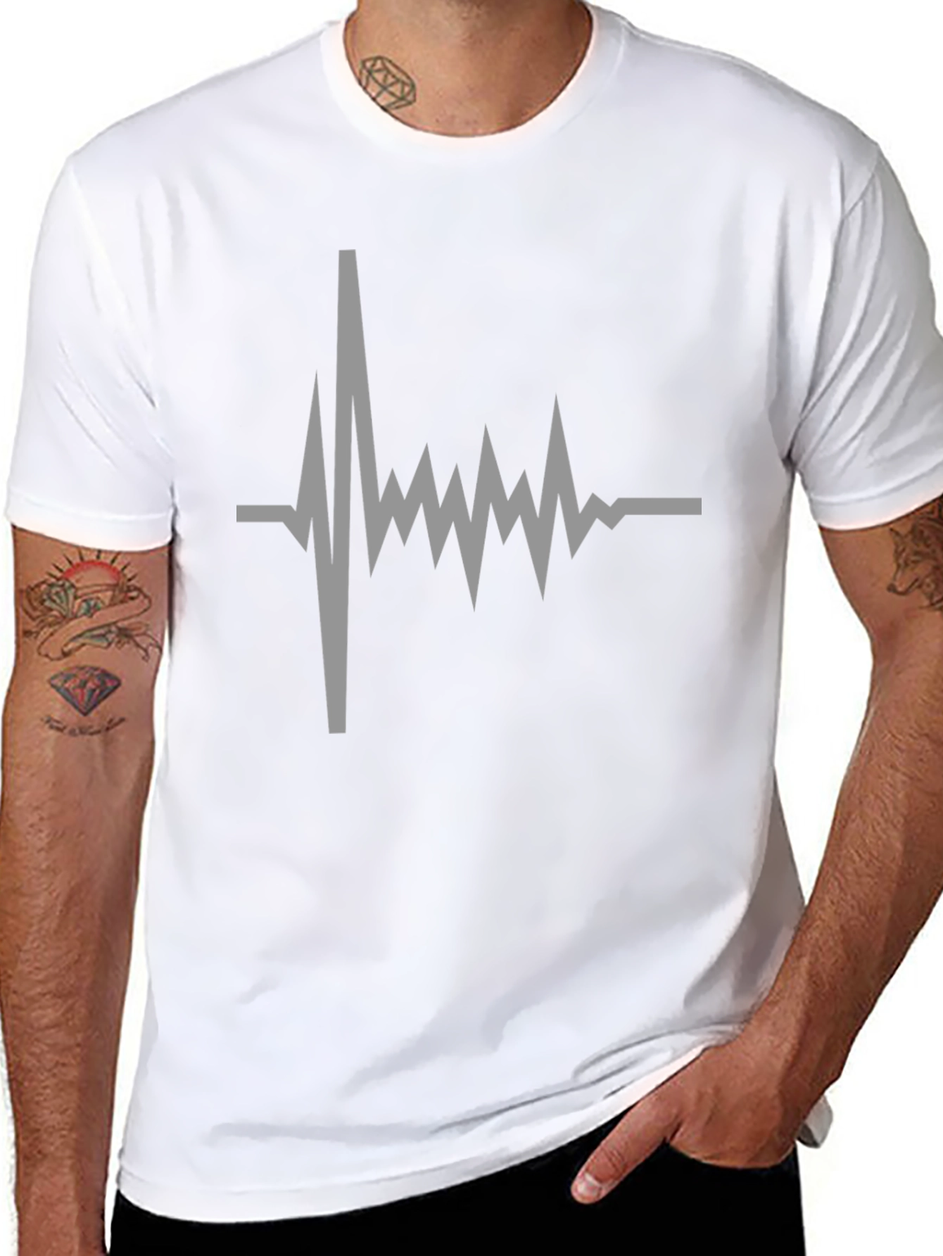Heartbeat Rhythm T-Shirt - Graphic Tee