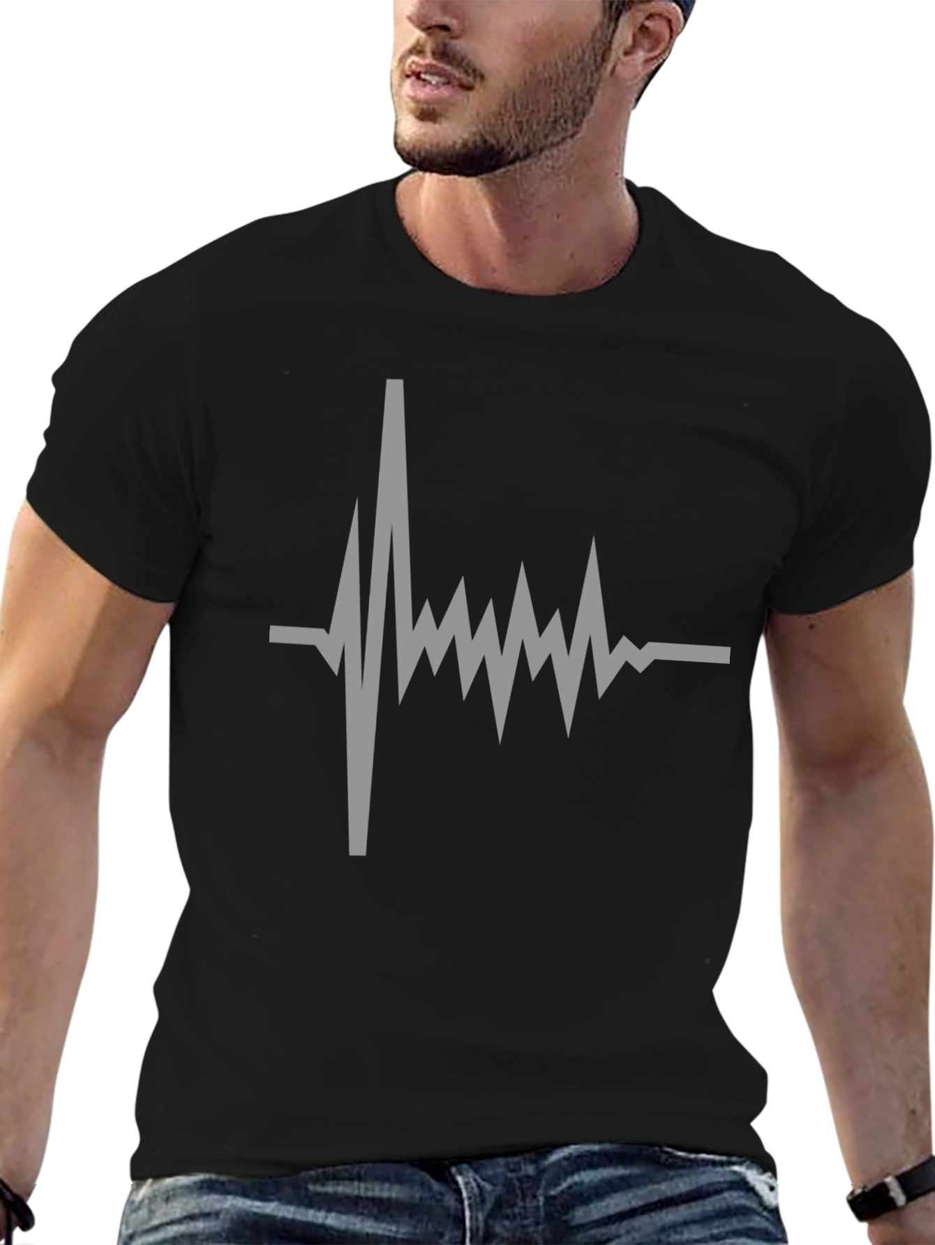 Heartbeat Rhythm T-Shirt - Graphic Tee