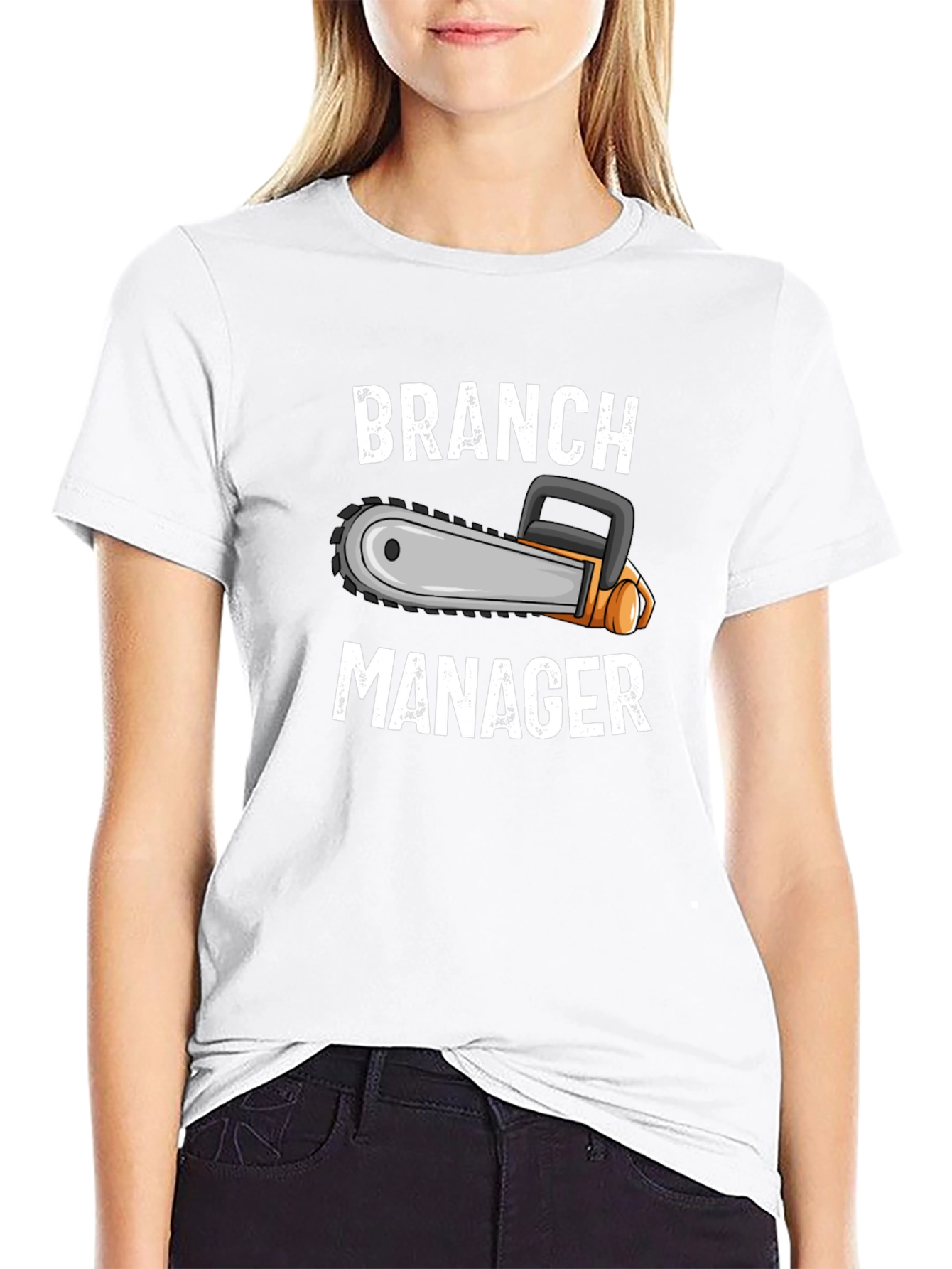 Branch Manager Chainsaw Graphic T-Shirt