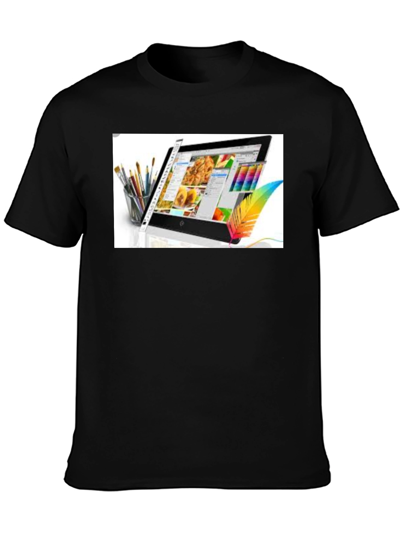 Graphic Design Black T-Shirt