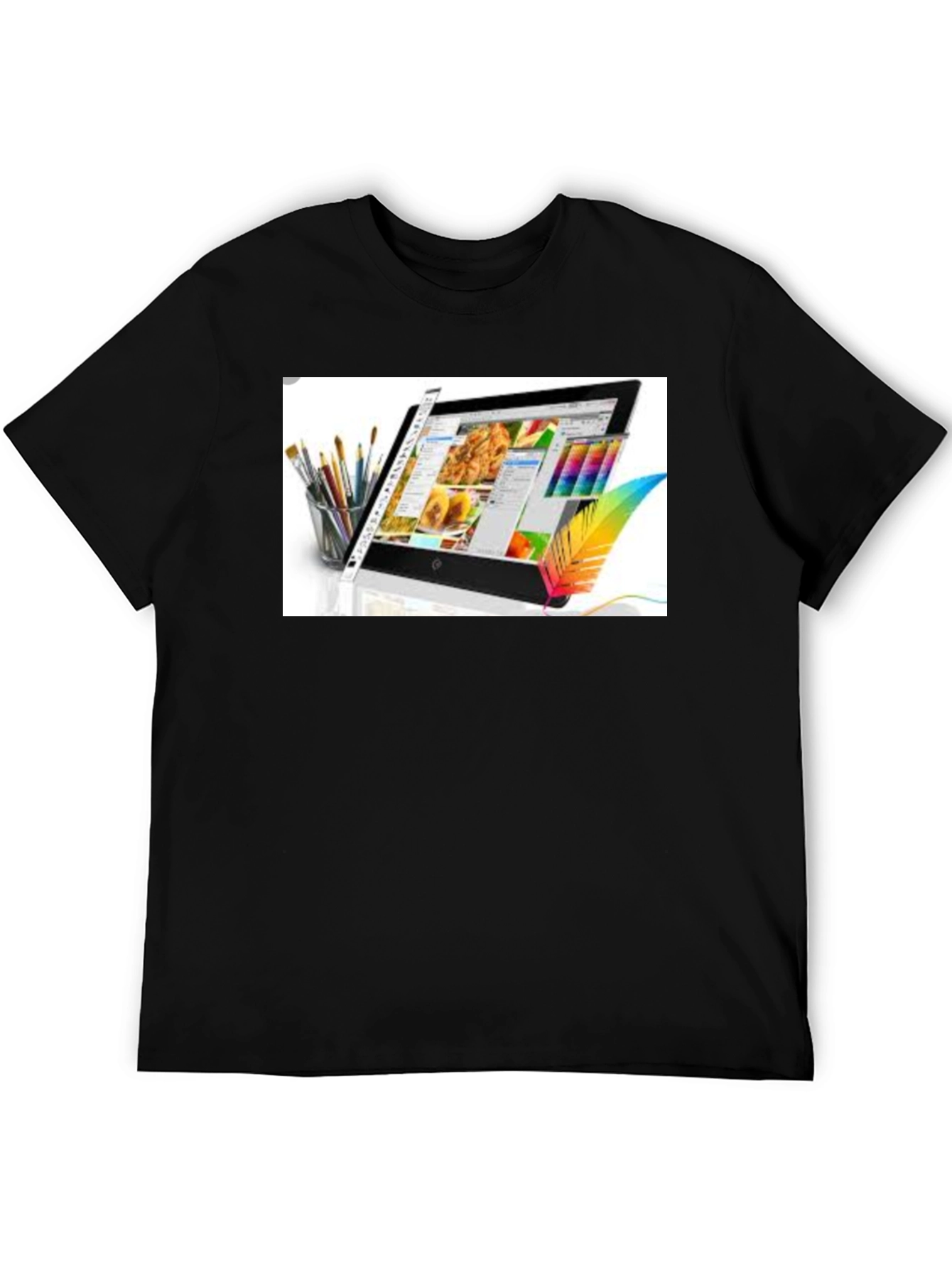 Graphic Design Black T-Shirt