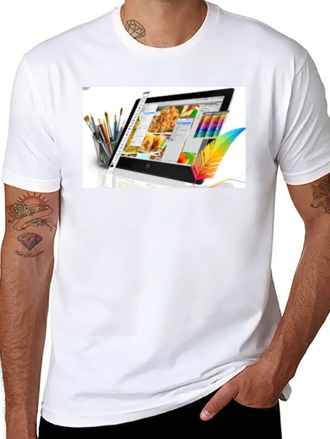 Graphic Design Black T-Shirt