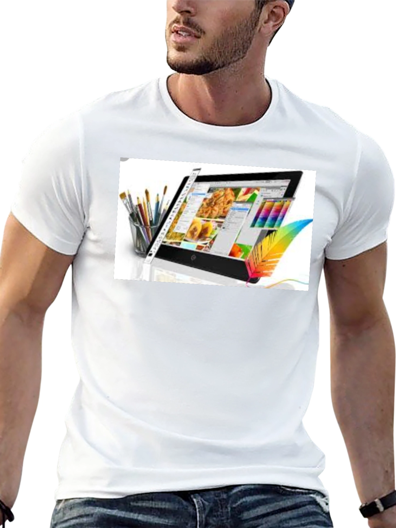 Graphic Design Black T-Shirt