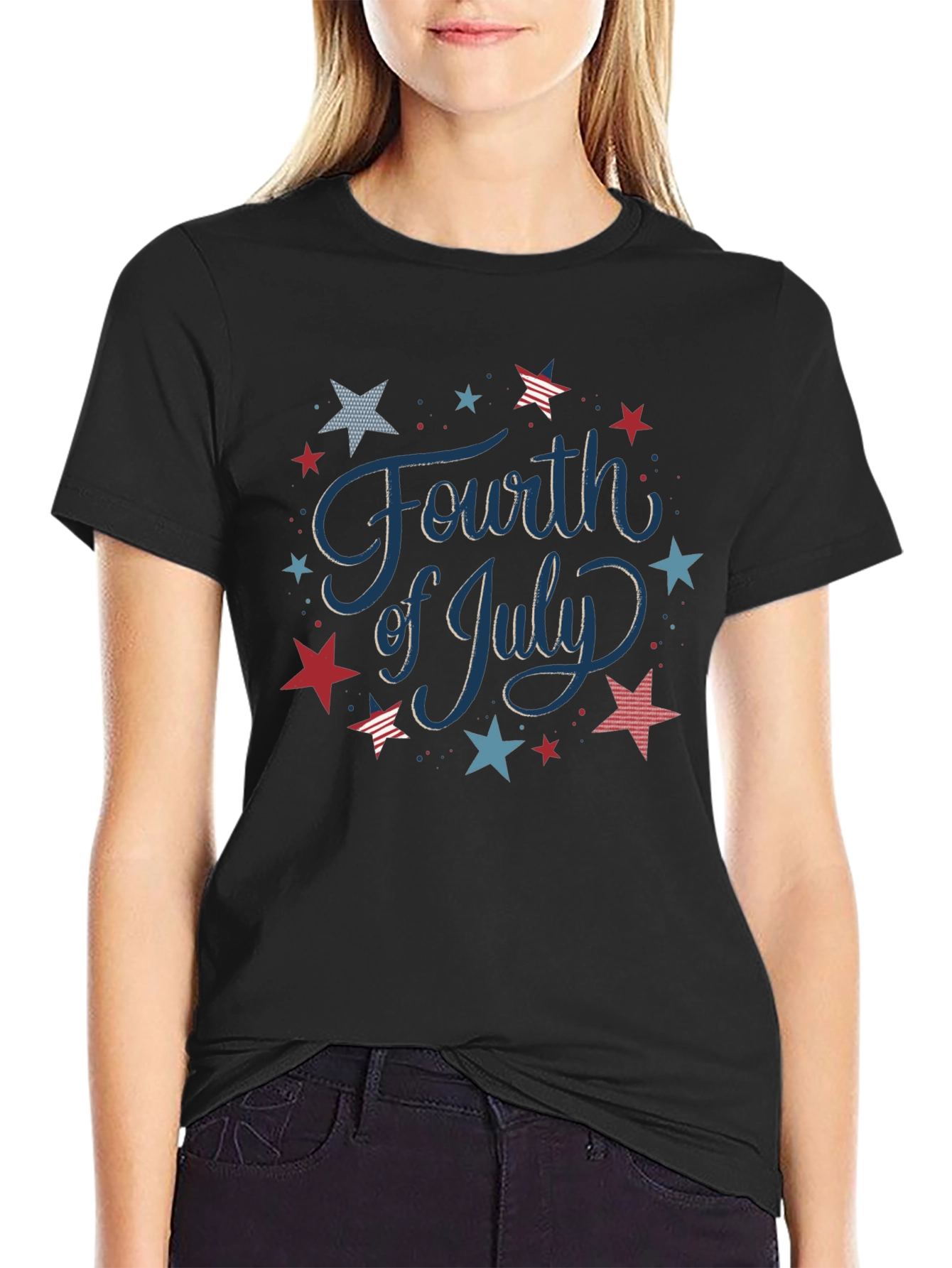 Fourth of July Graphic Tee - Patriotic Style