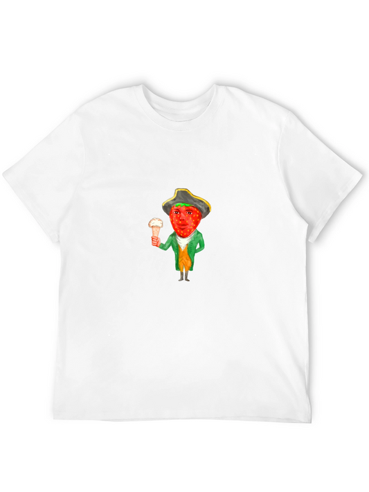 Strawberry Gentleman T-Shirt - Unique Graphic Tee