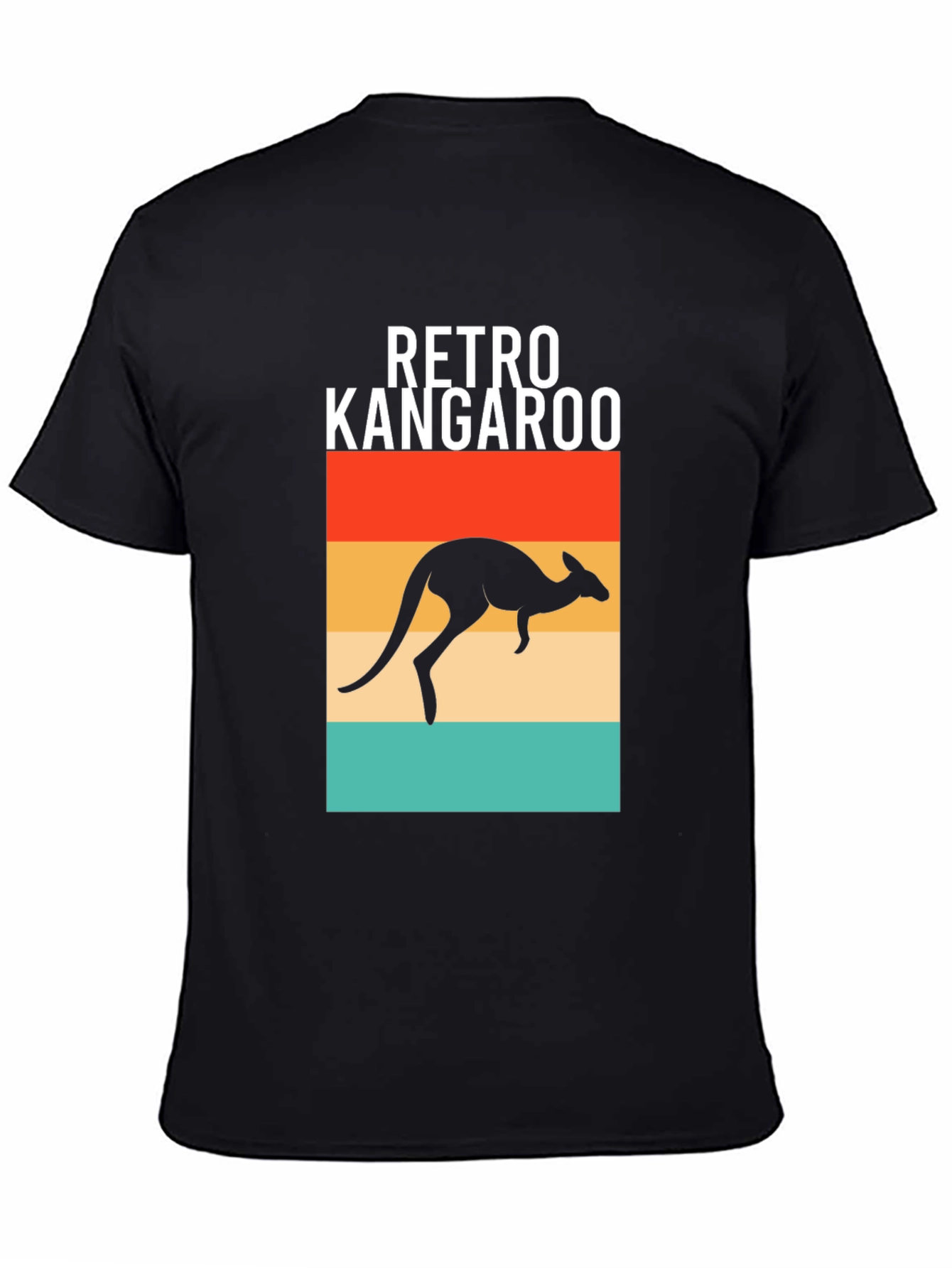 Retro Kangaroo Graphic Tee - Classic Aussie Style