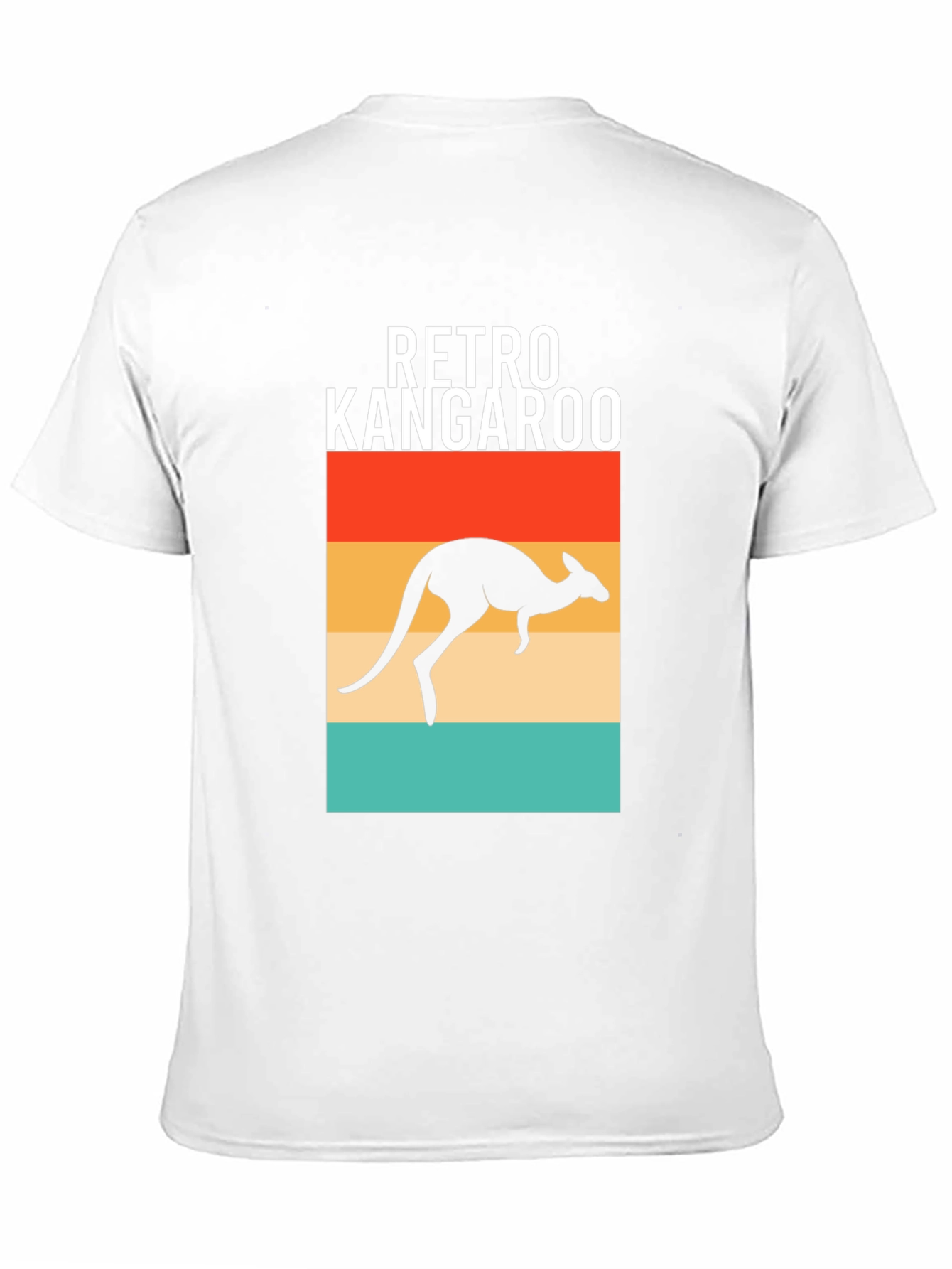 Retro Kangaroo Graphic Tee - Classic Aussie Style