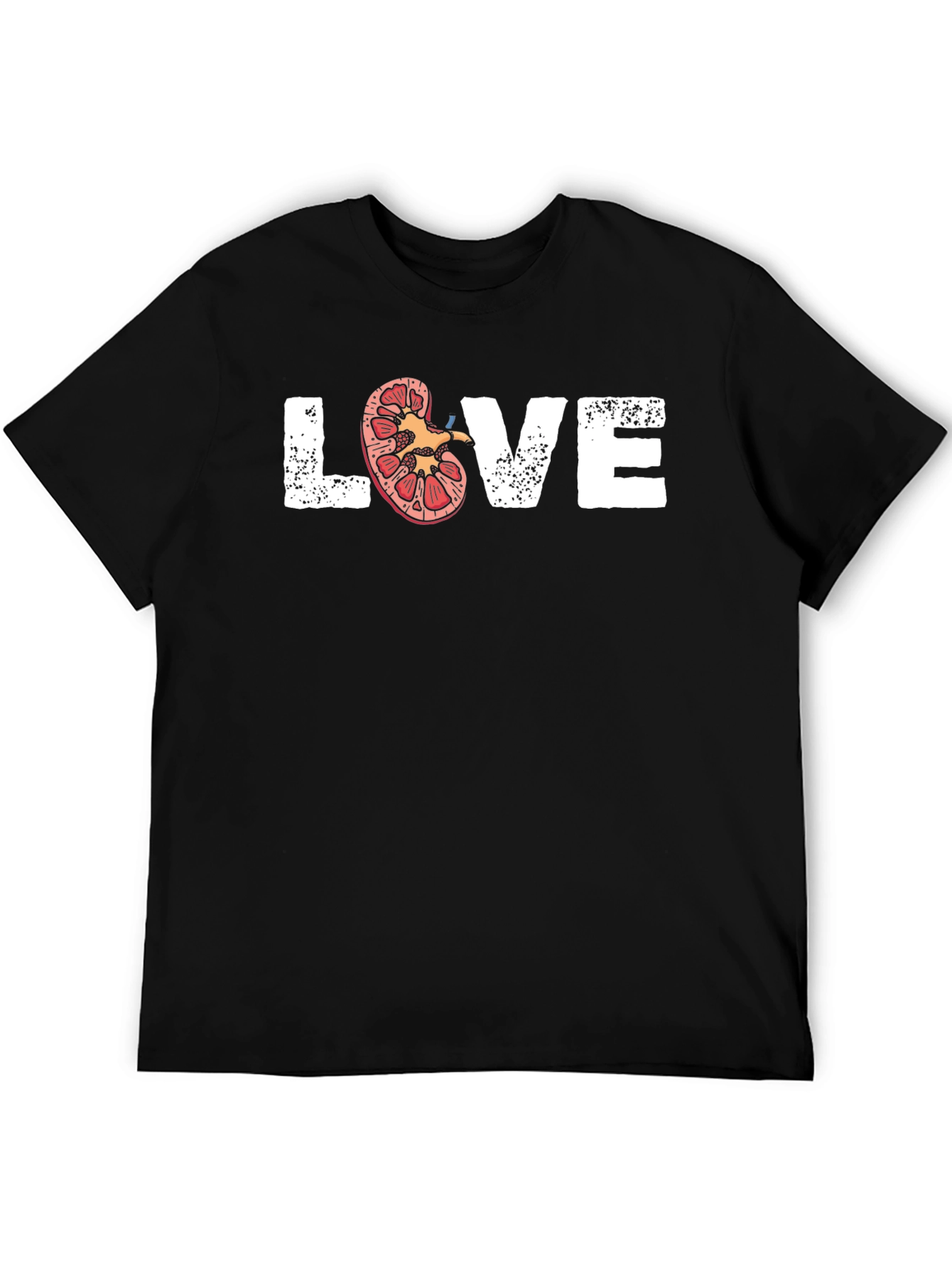 Love Kidney Graphic Tee - Black