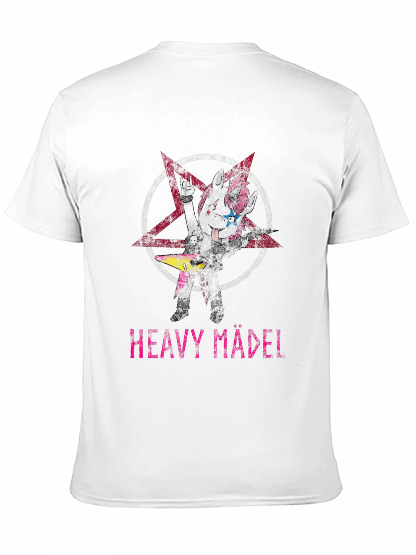 Heavy Mädel Graphic Tee - Black Unisex T-Shirt